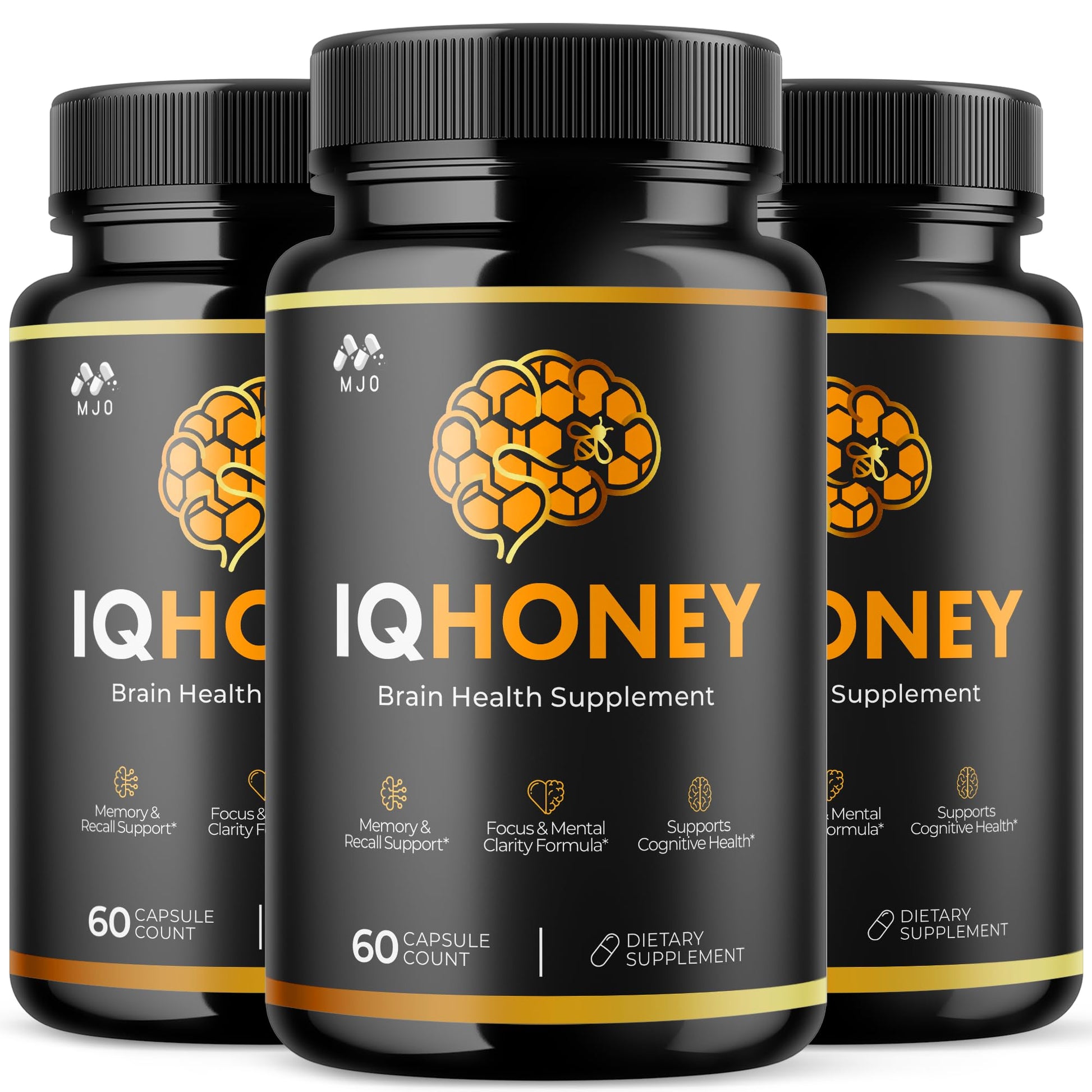 MJO IQ Honey Capsules 180 Capsules