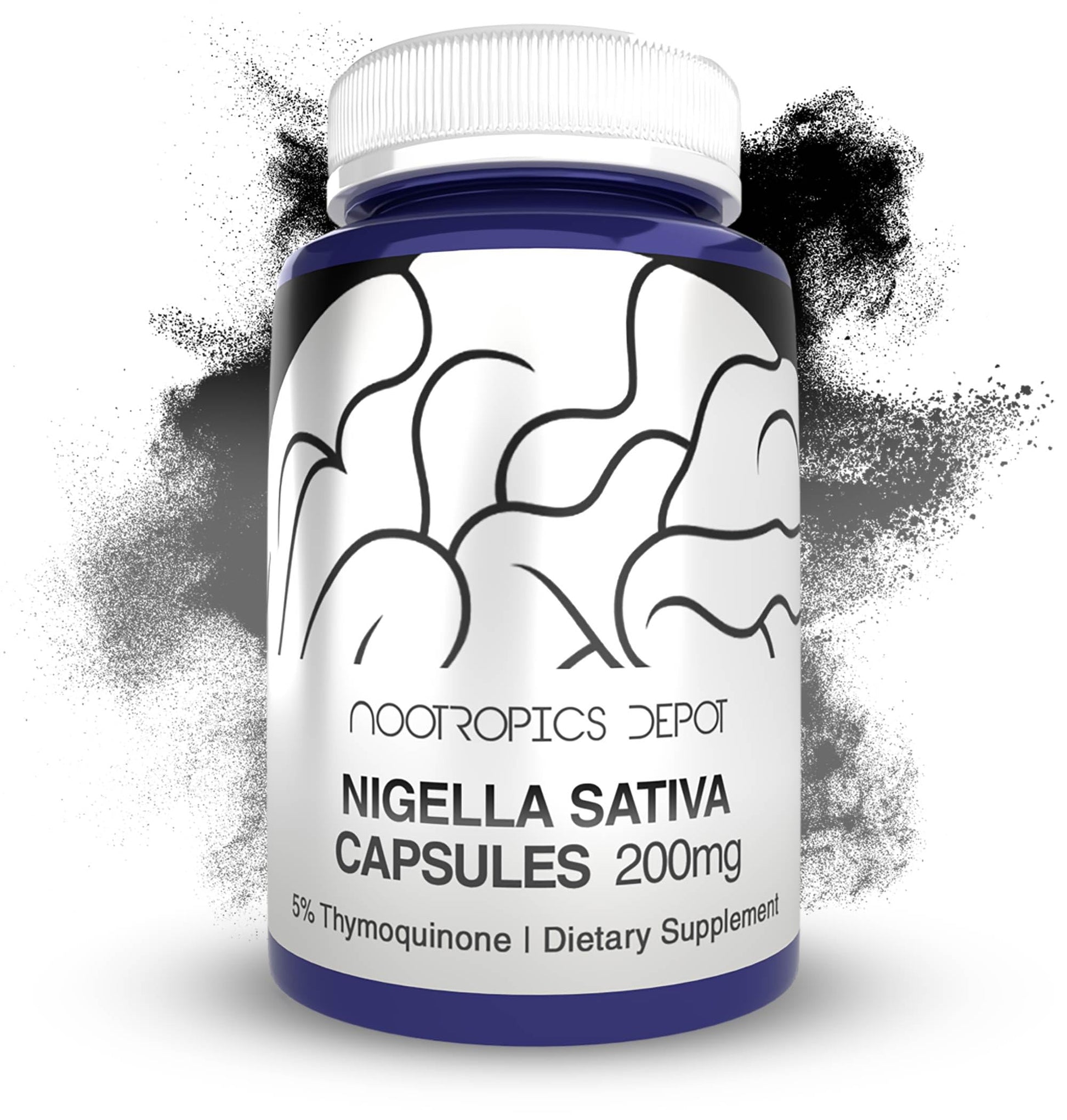 Nootropics Depot Nigella Sativa Extract Capsules 60 Count