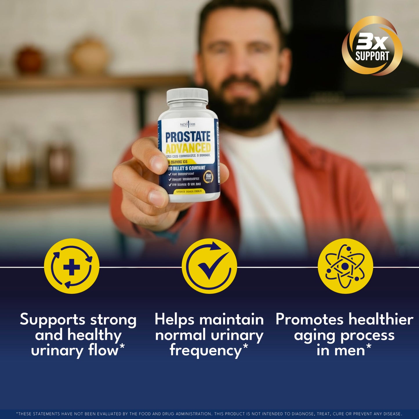 NEW AGE Prostate Advanced Prostate Supplement for Men Capsule 60 Count