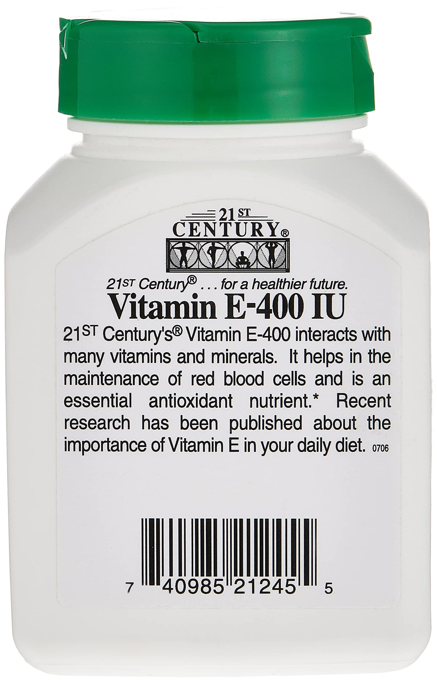 21st Century Vitamin E 400iu Softgels, 110 Count