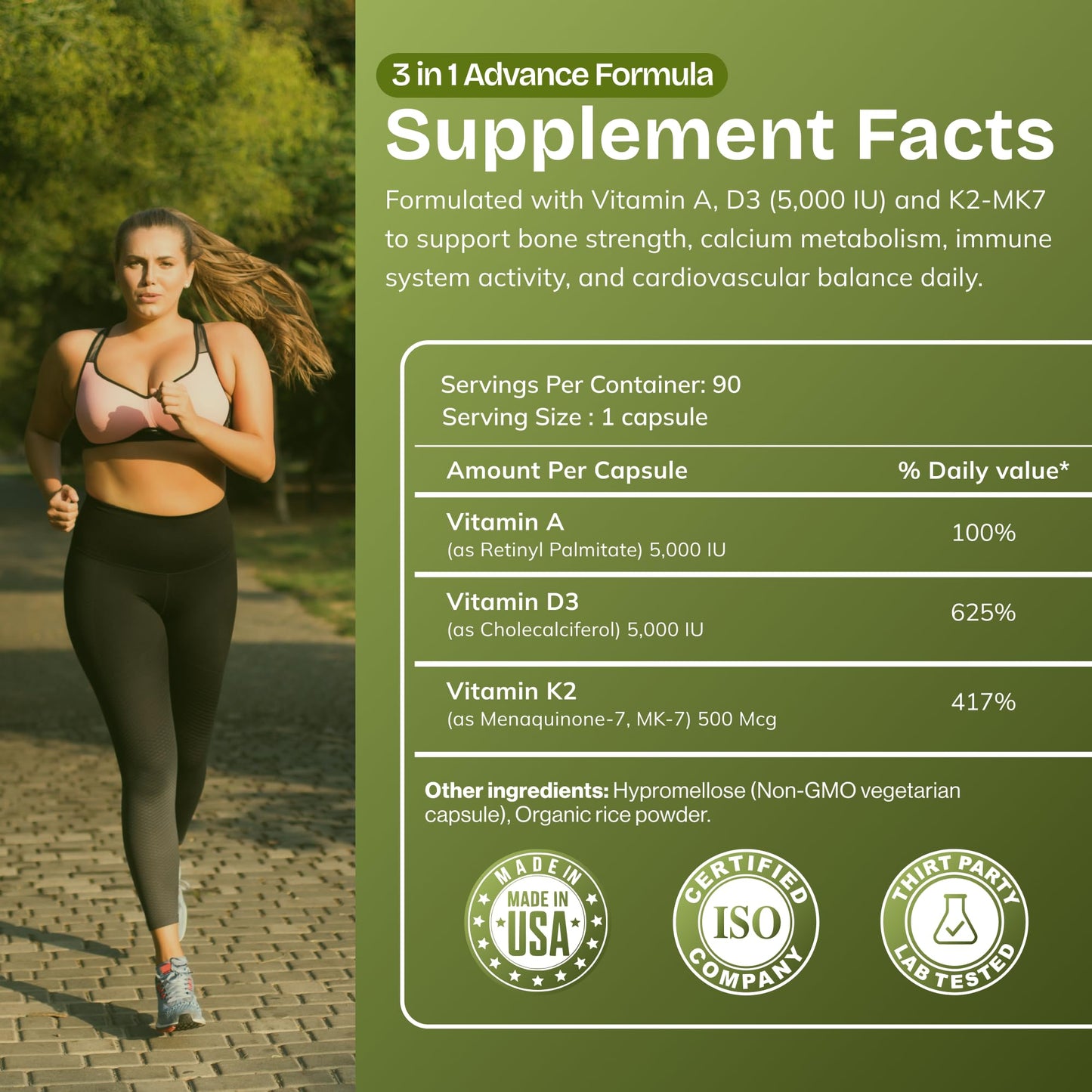 AND GIVE US TODAY OUR DAILY Daily Vites ADK Vitamin Supplement 5000 IU 180 Capsules