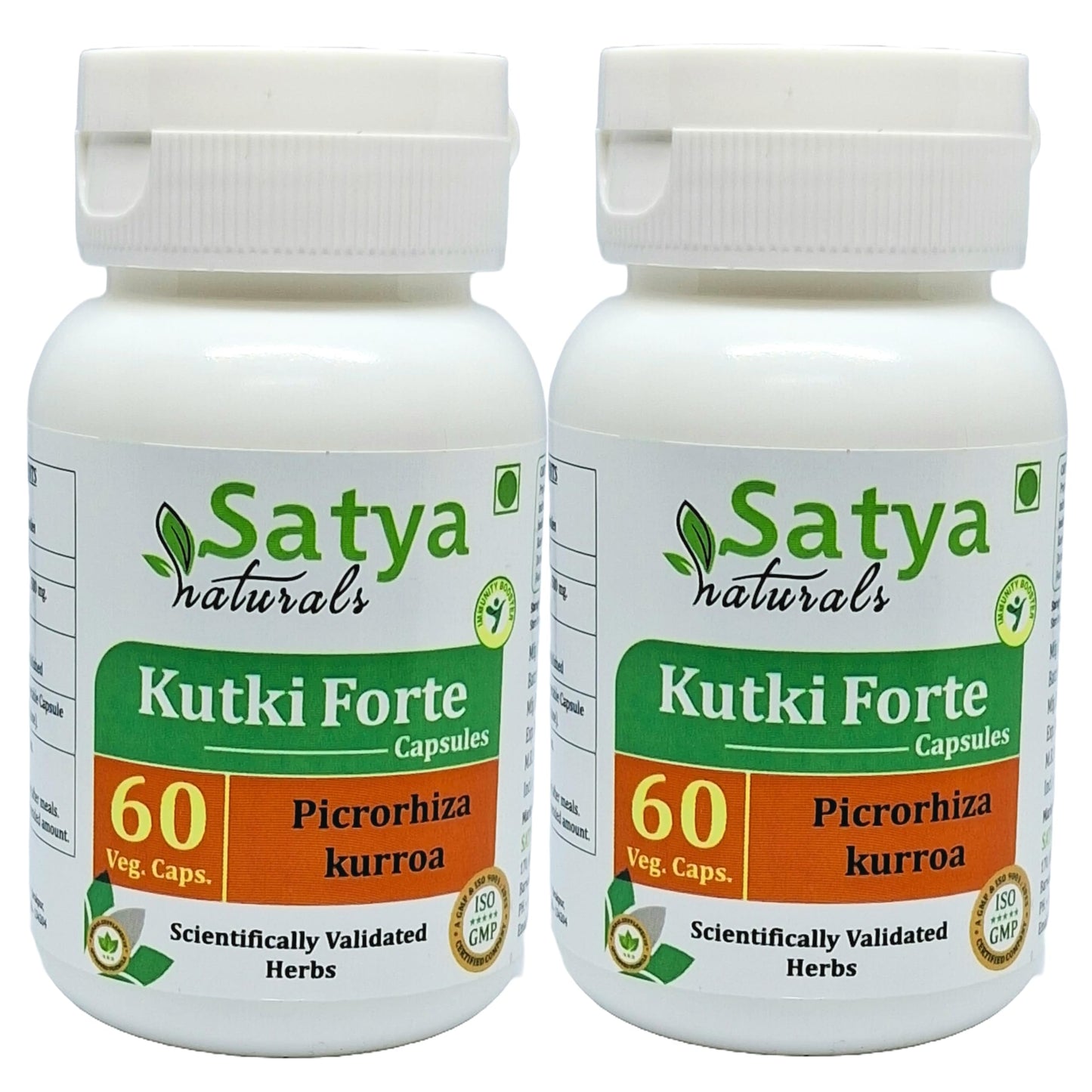 Satya Naturals Kutki Forte 500 mg, 120 Capsules
