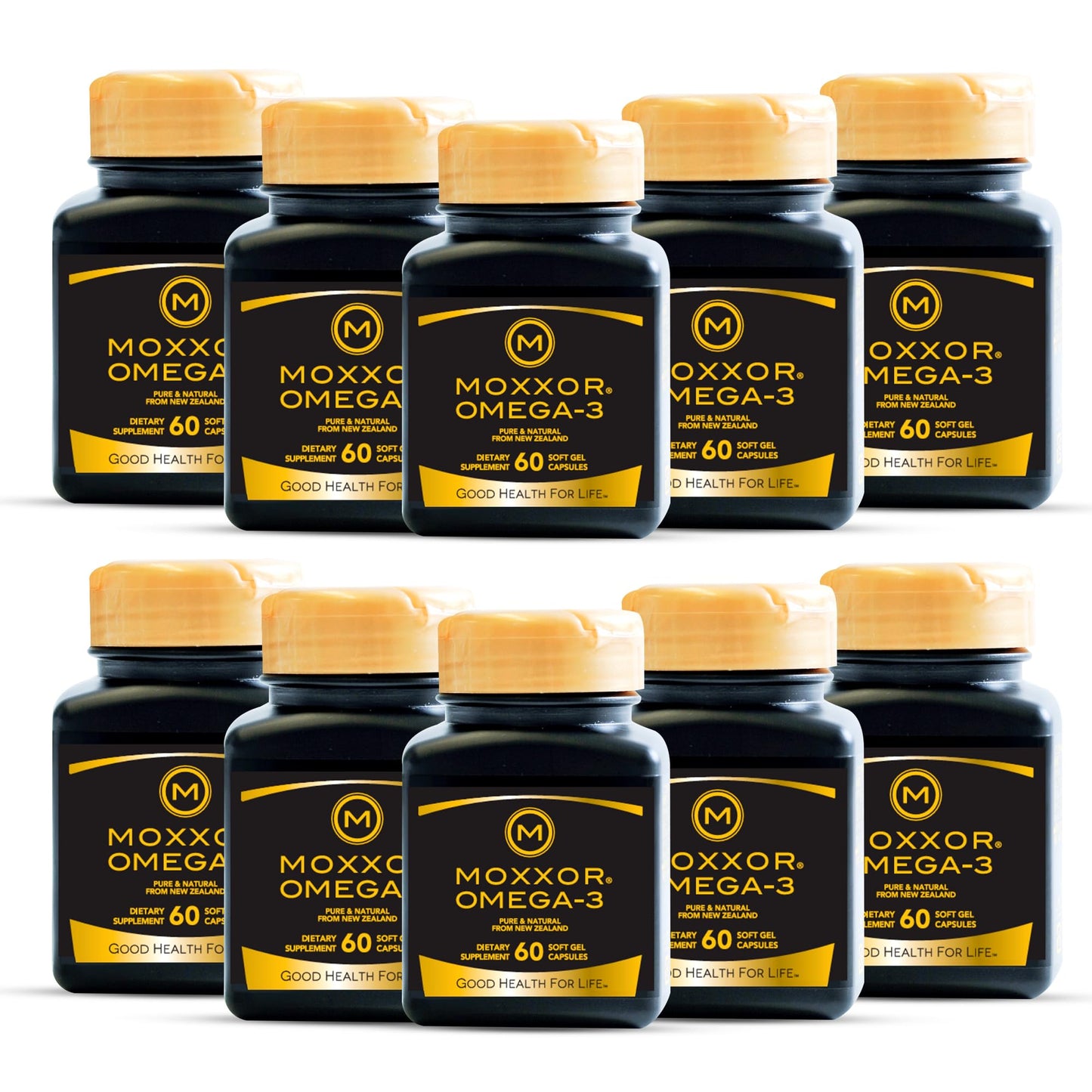 Moxxor Omega 3 New Zealand Green Lipped Mussel Oil Capsules 600
