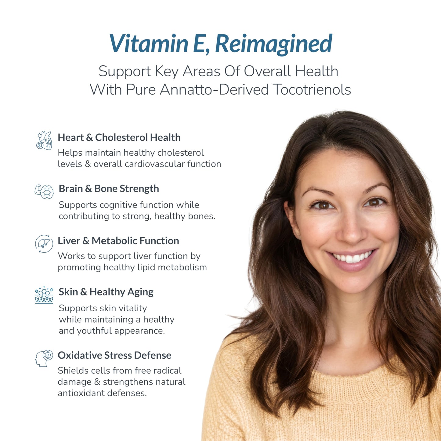 Wellness Extract Eannatto Tocotrienols Vitamin E Softgels 60 Count