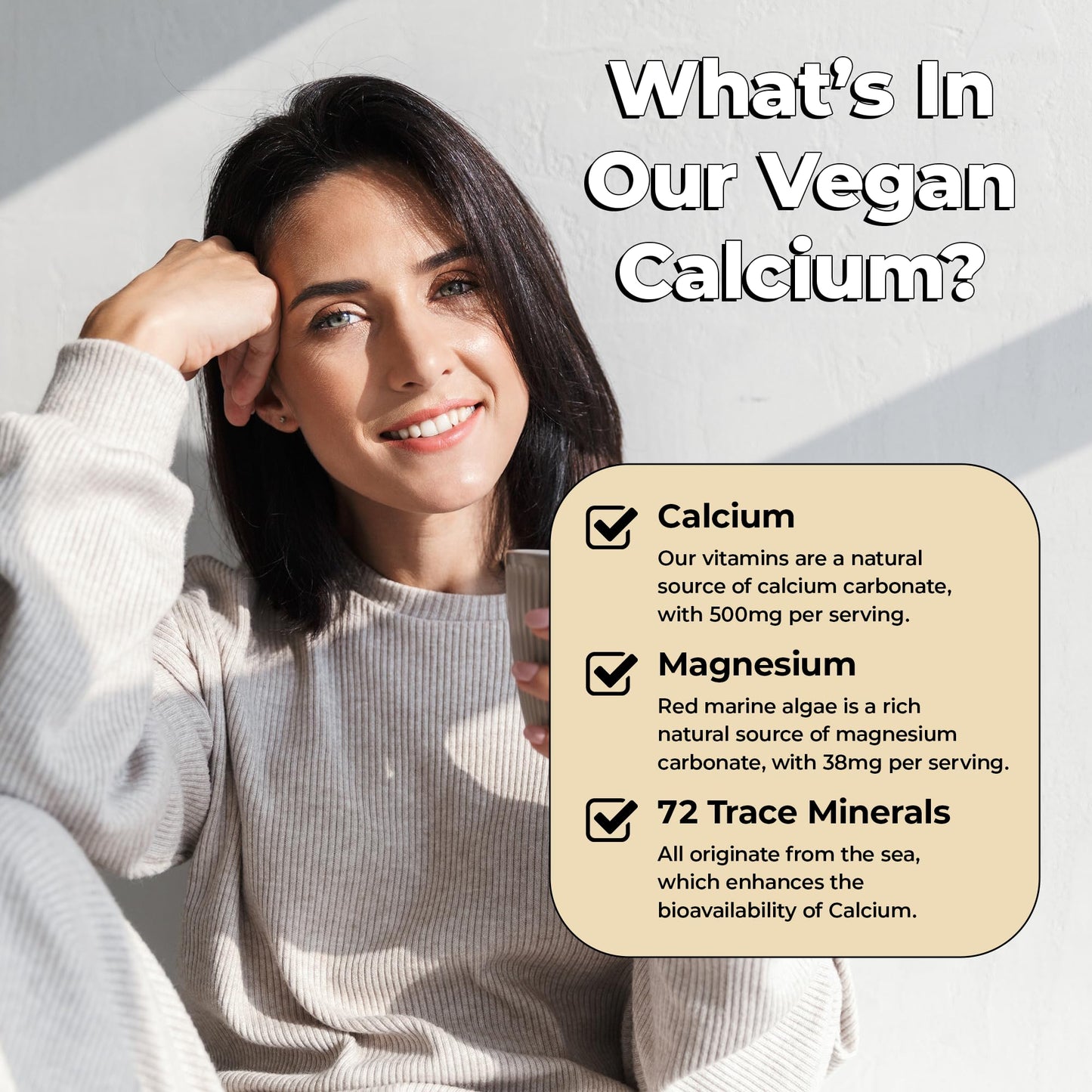 Future Kind Vegan Calcium Magnesium Capsule, 60 Count