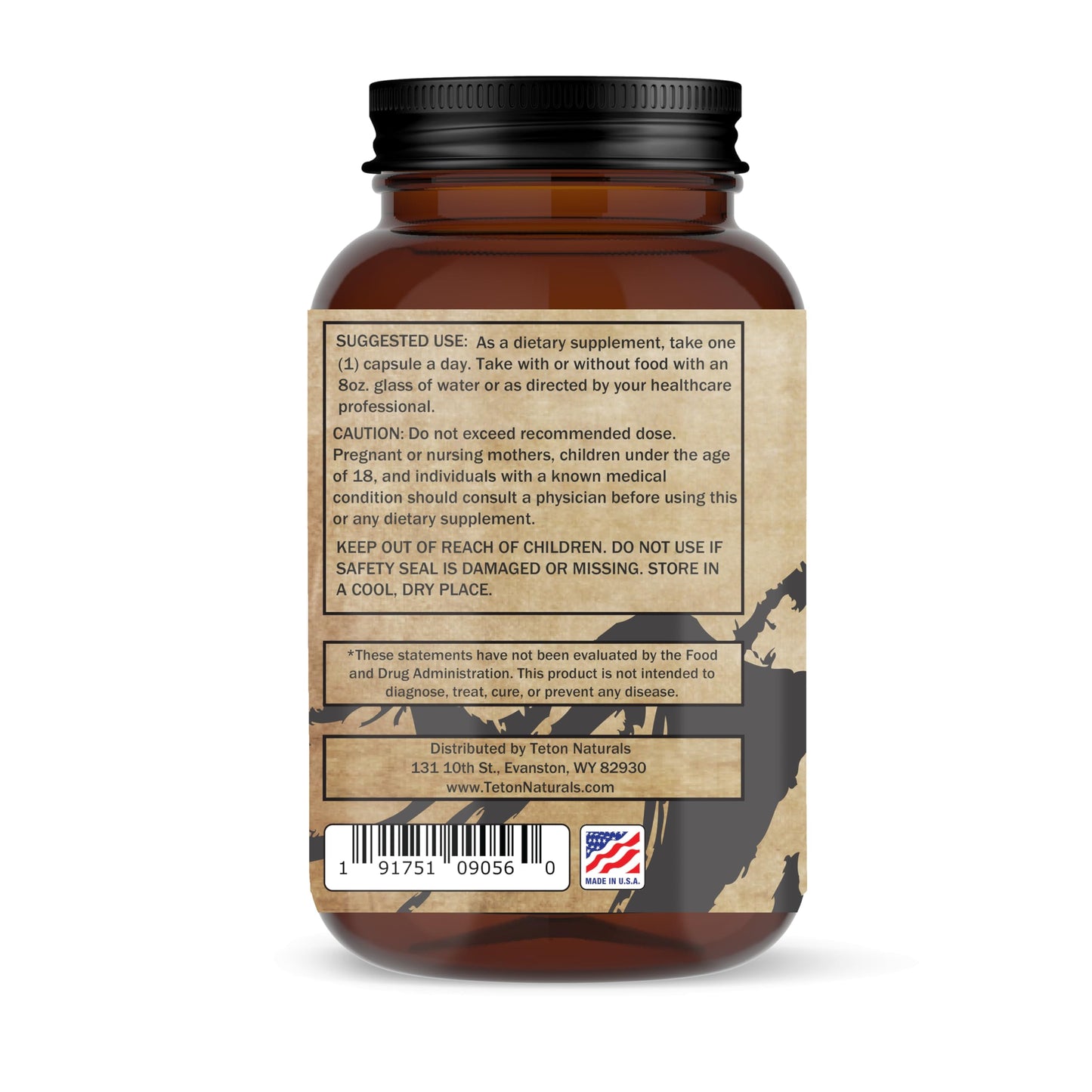Teton Naturals Anemia 35MG 60 Capsules
