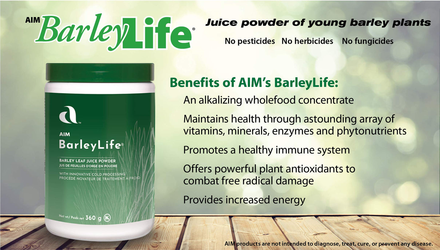 AIM International BarleyLife Barley Grass Powder, 12.7 oz