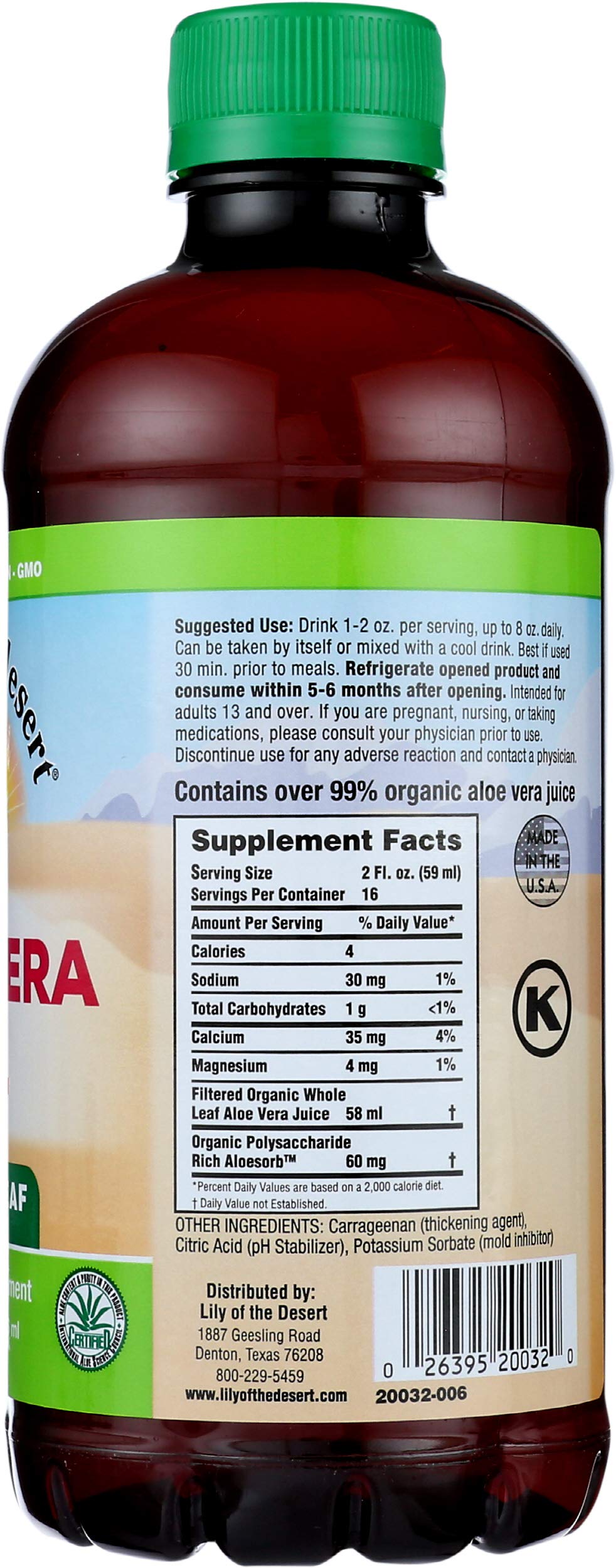 Lily Of The Desert Aloe Vera Gel Softgels, 32 Softgels