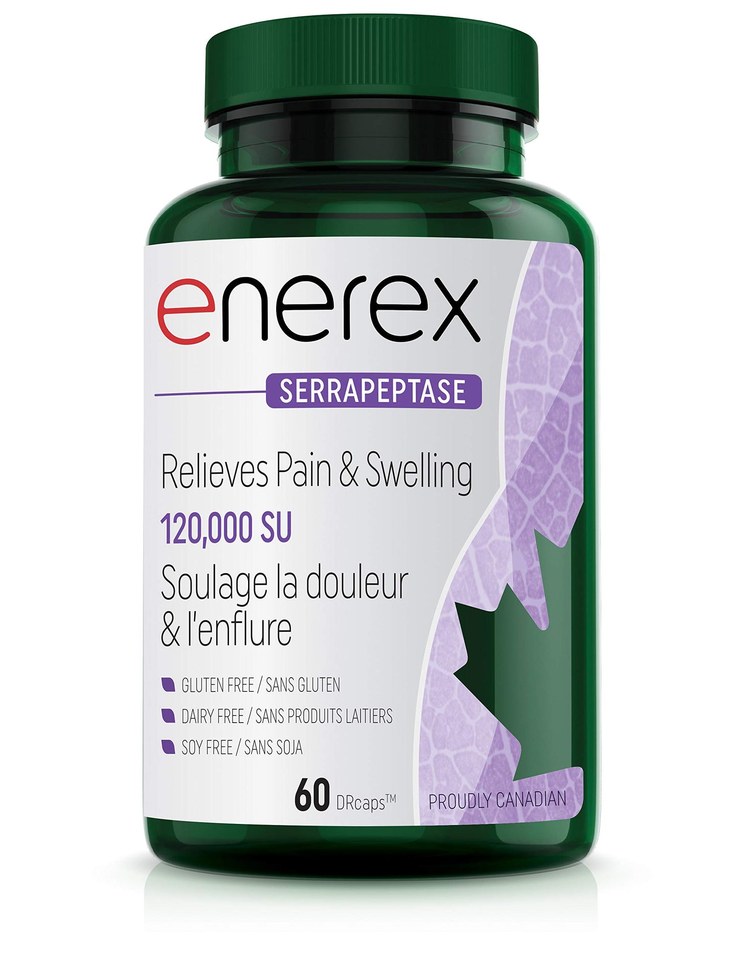 ENEREX Serrapeptase 120,000 SU 60 Capsules