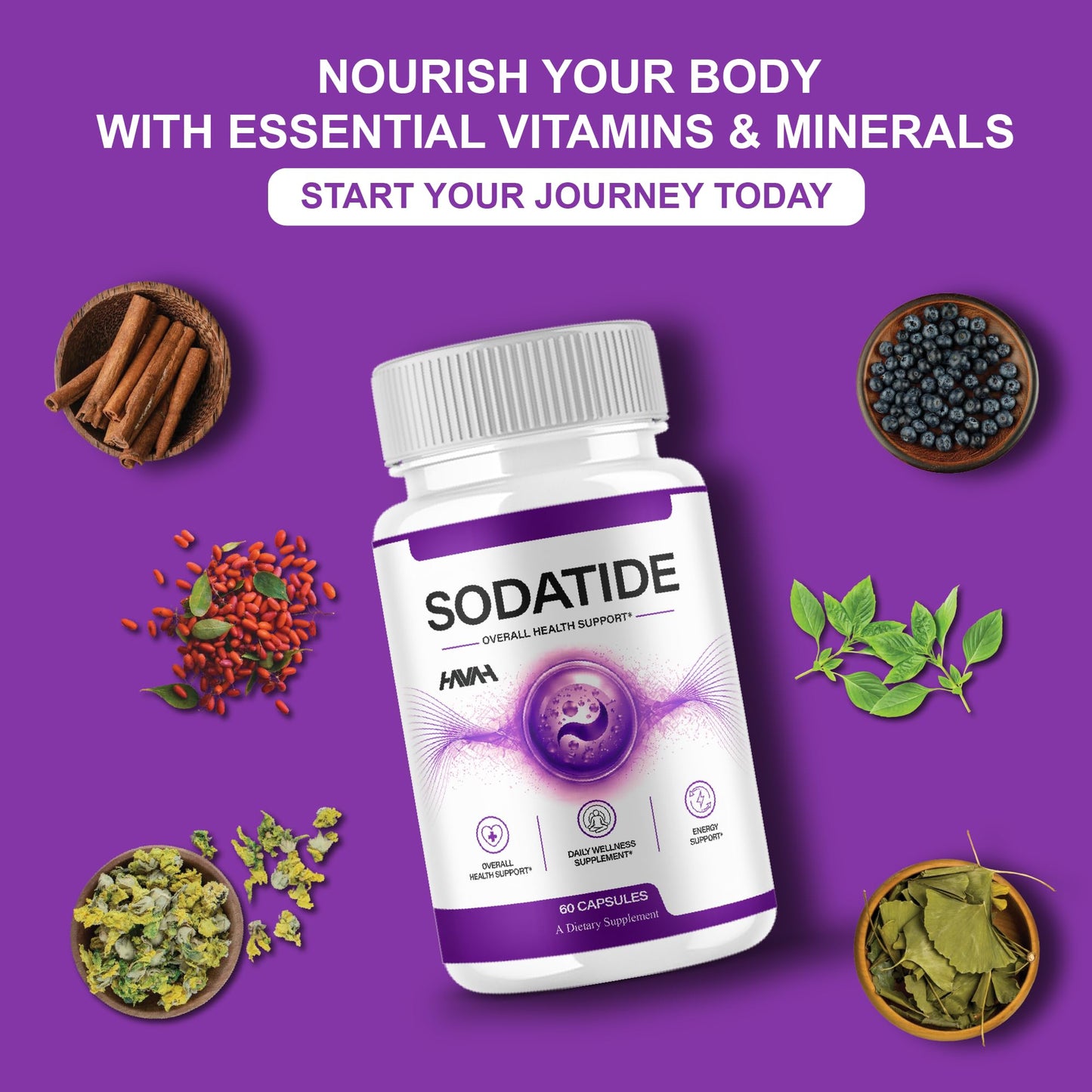 Havah Sodatide Capsules, 180 Capsules
