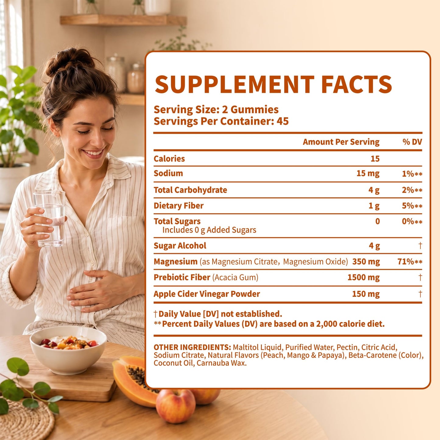 VEV Magnesium Citrate Gummies, 90 Gummies