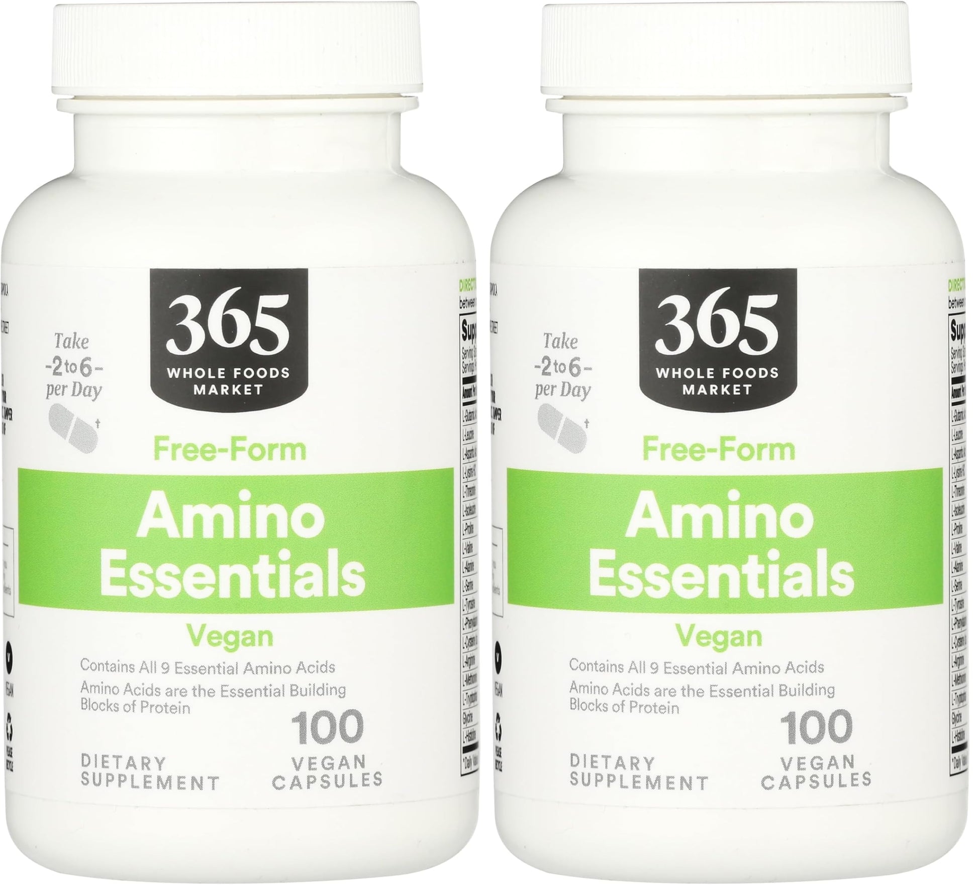 365 by Whole Foods Market Amino Essentials Tablets 200 Count