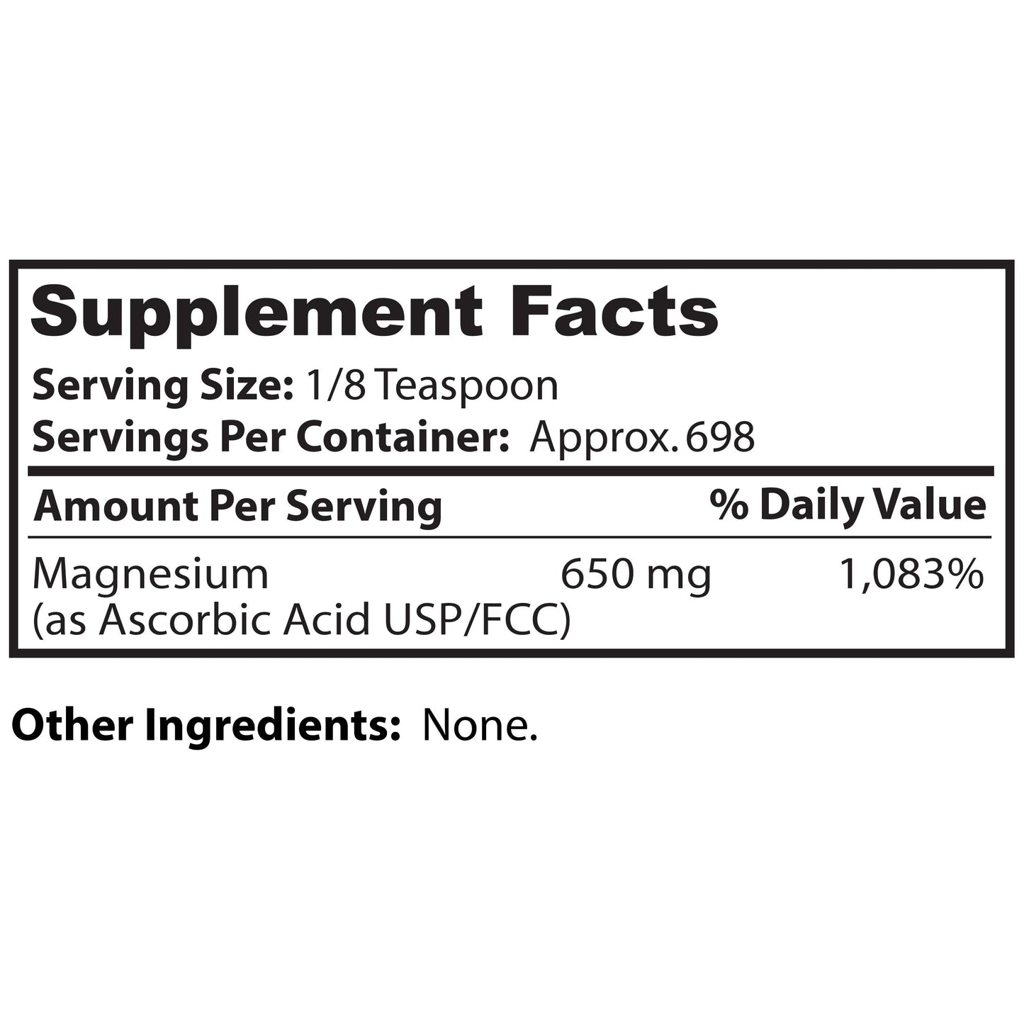 Dr Clark Store Vitamin C Powder 16 oz