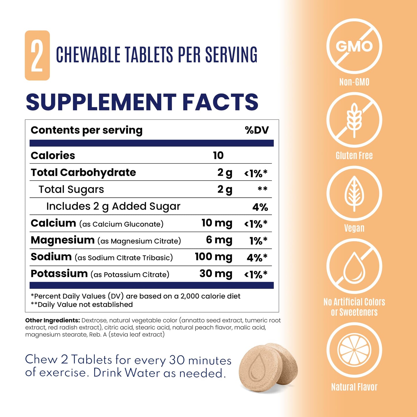 SaltStick Electrolyte FastChews Chewable Tablets 120