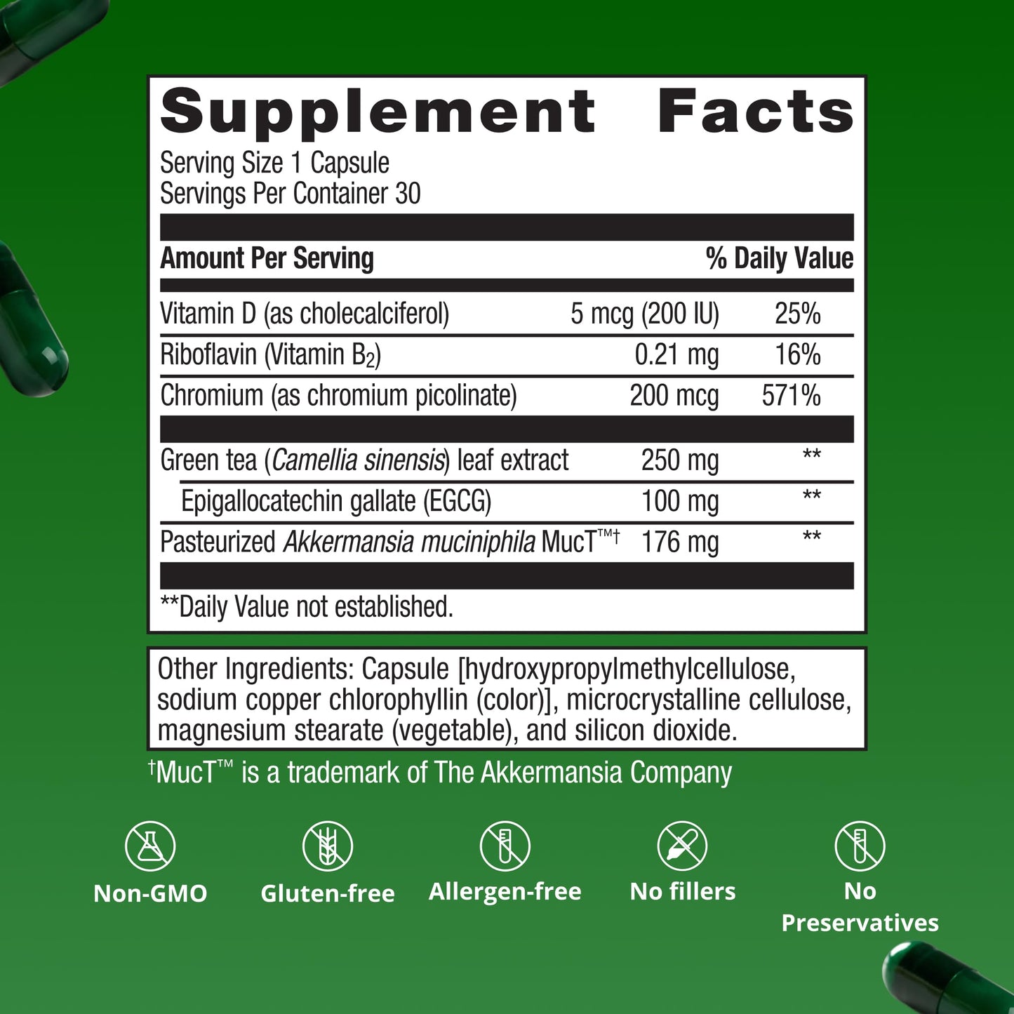 Metagenics UltraFlora Healthy Weight with Akkermansia 30 Capsules