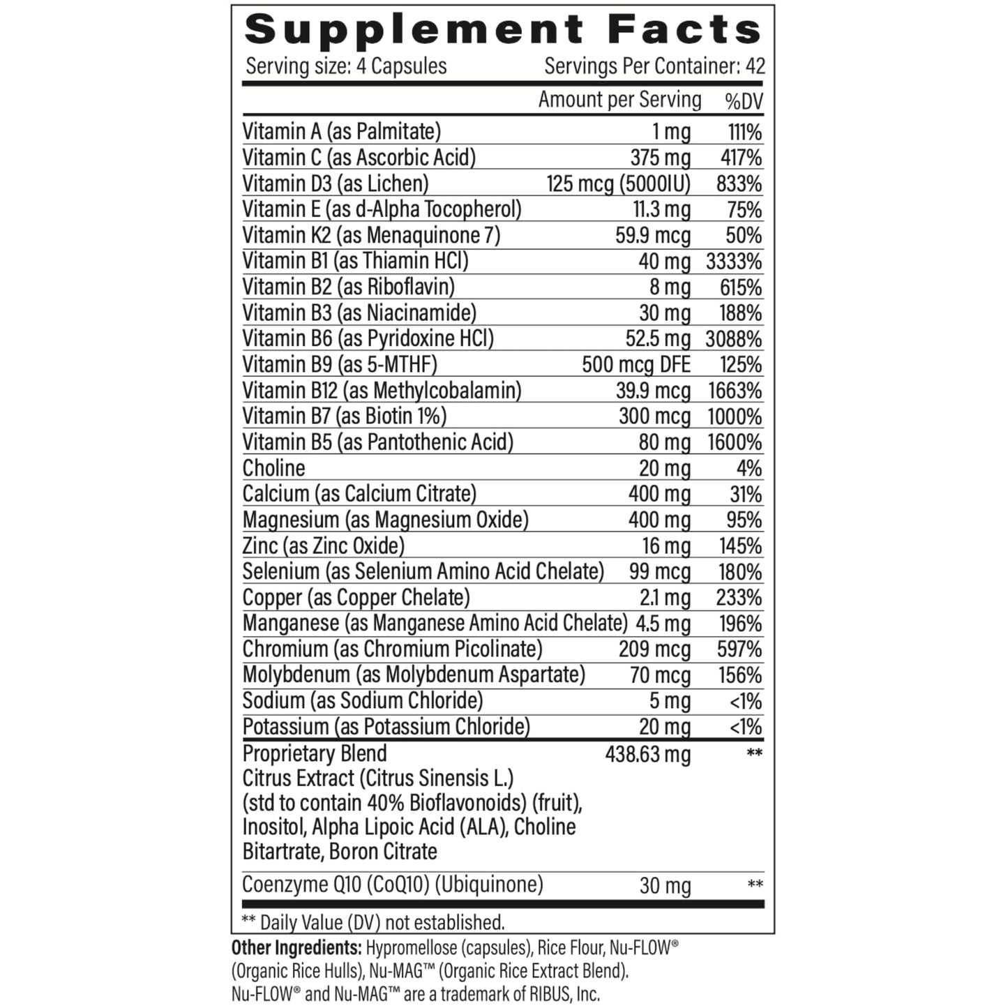 StellaLife DentaMedica Vegan Daily Multivitamin Capsules, 168 Count