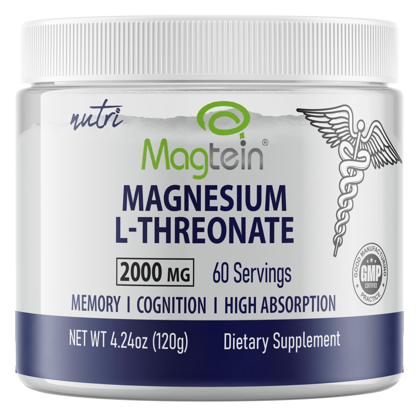 Nature's Fusions Magnesium Powder 4 oz