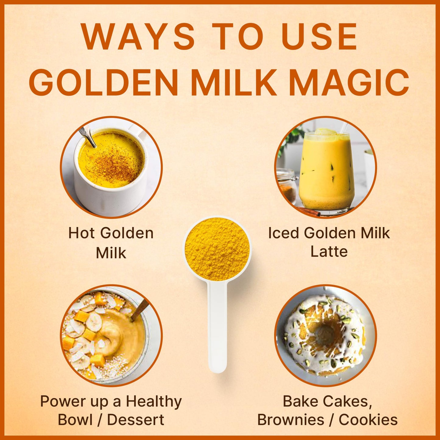 MEGAPLANTS Golden Milk Magic Powder, 1 Pack