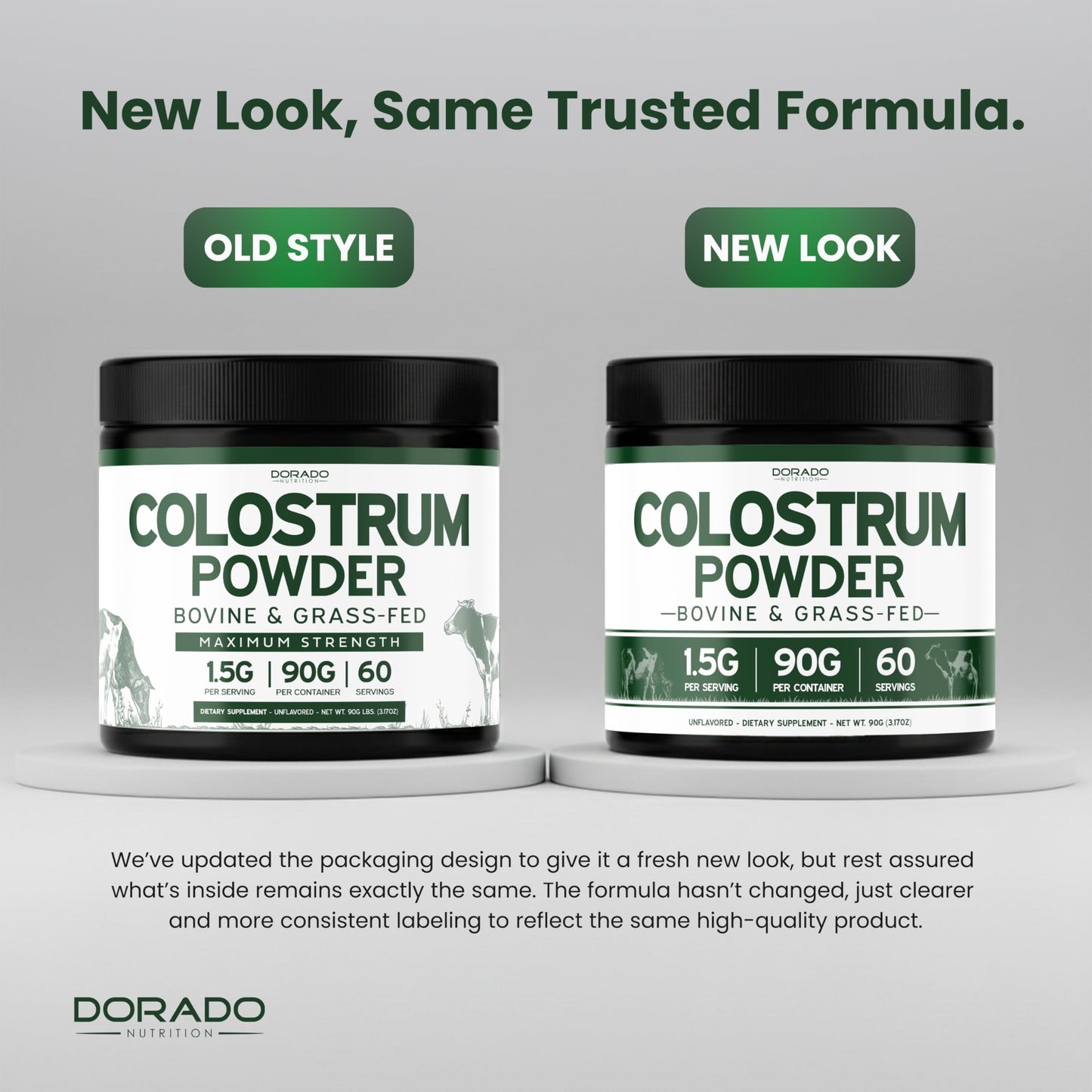 DORADO NUTRITION Colostrum Supplement Powder, 3.17 oz