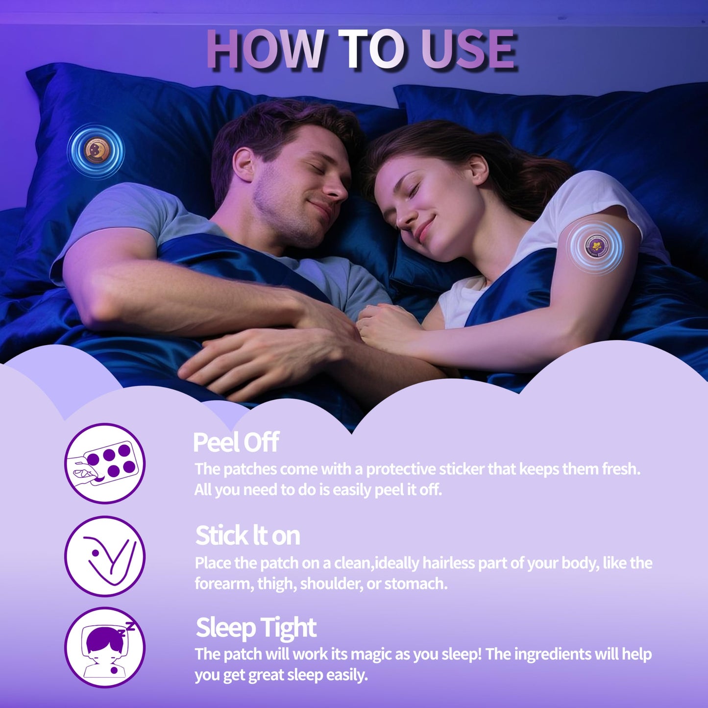 JieLiLeHome Sleep Patches for Adults Extra Strength 1 Tablet