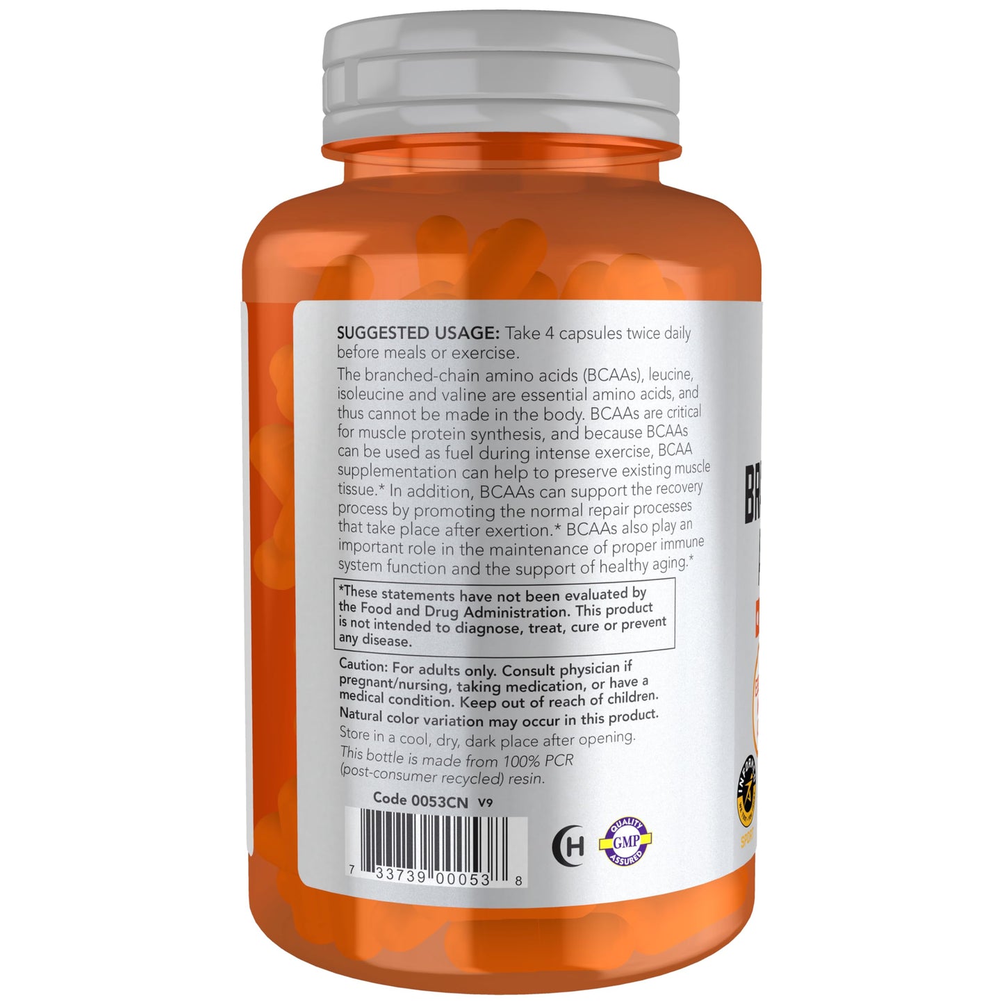 NOW Foods Branched Chain Amino Acids Capsules 120