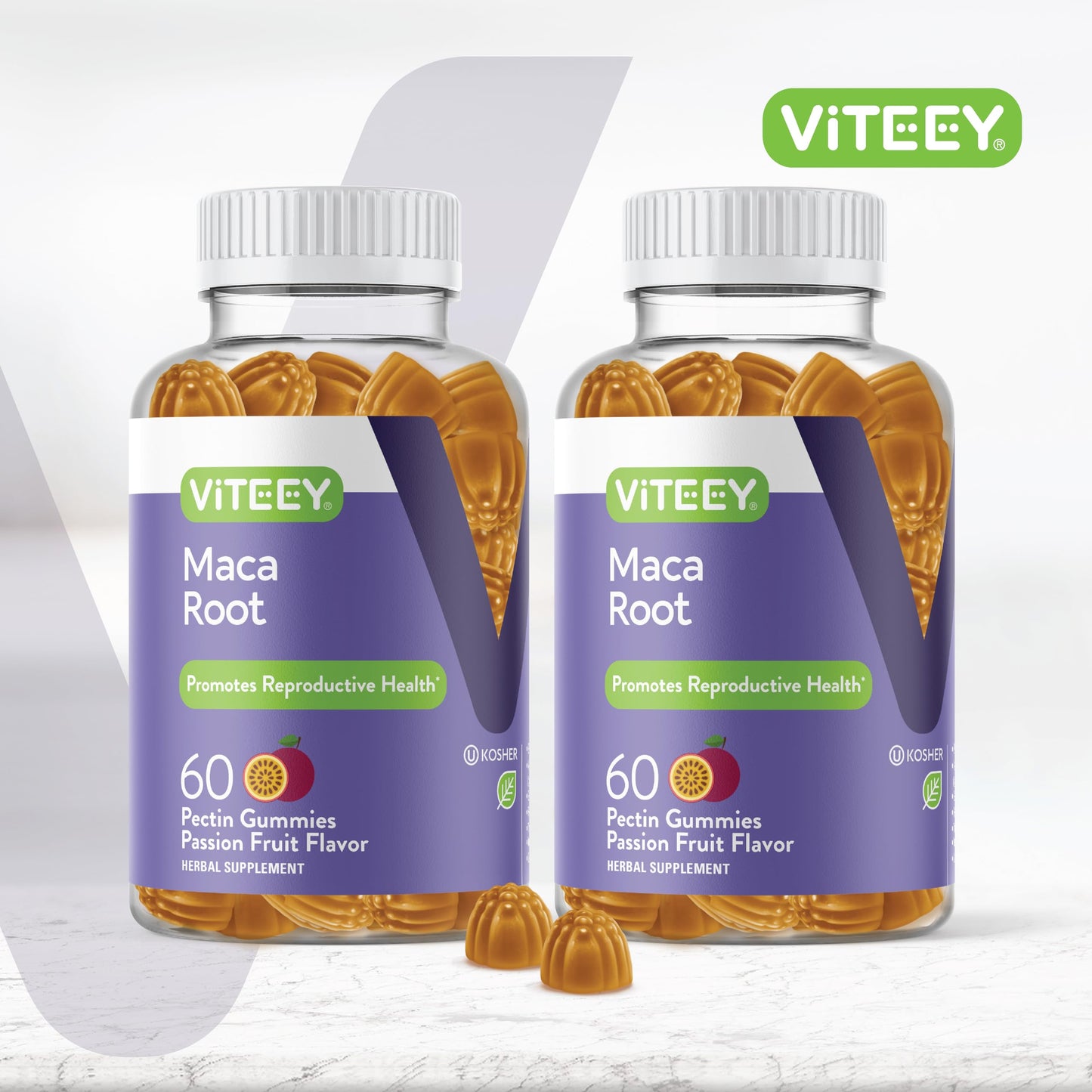 Viteey Black Maca Root Gummies 120 Count