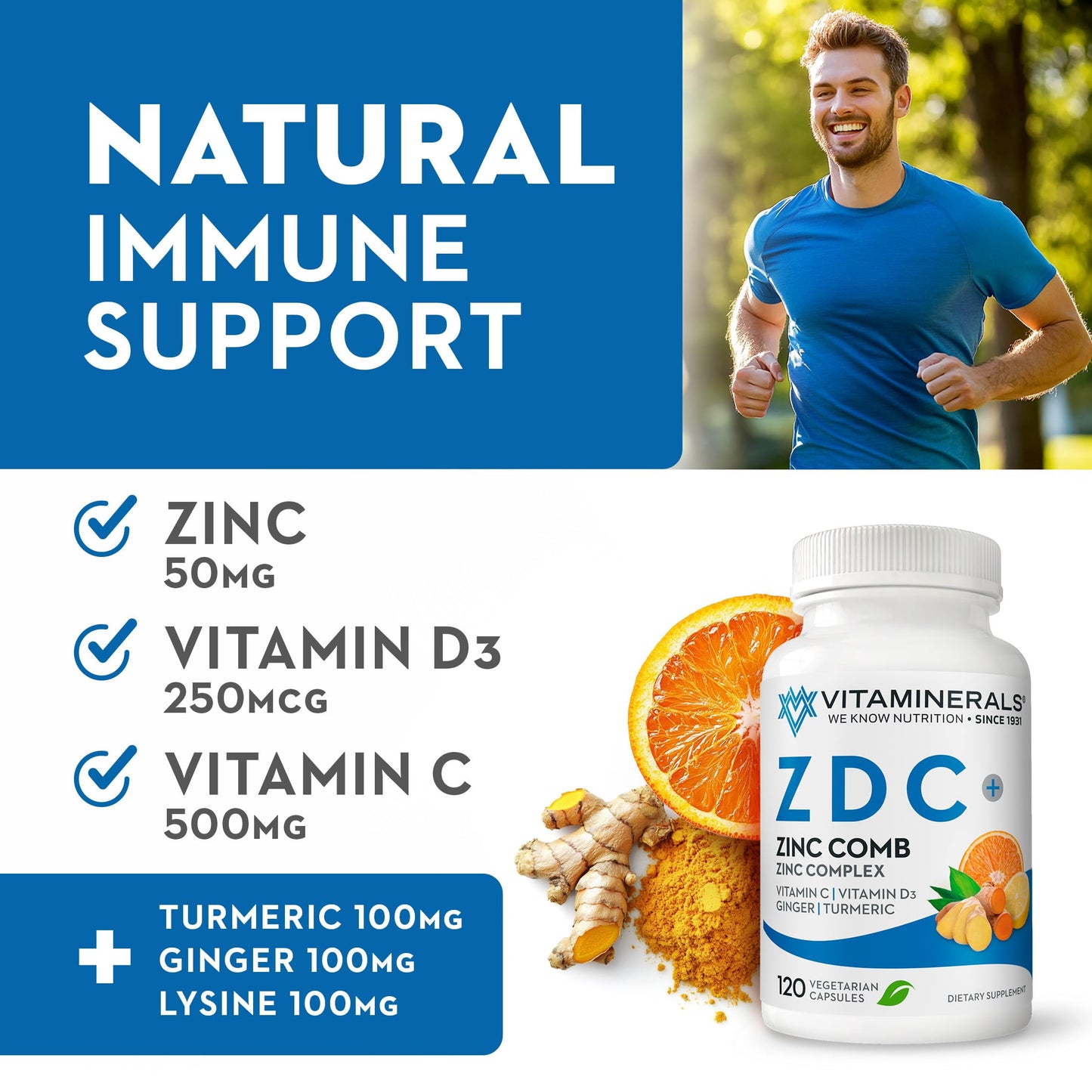 Vitaminerals Z D C Zinc Complex Capsule 120