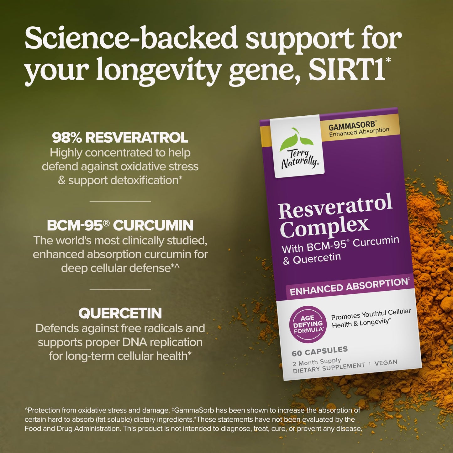 Terry Naturally Resveratrol Complex Capsule 60 Count