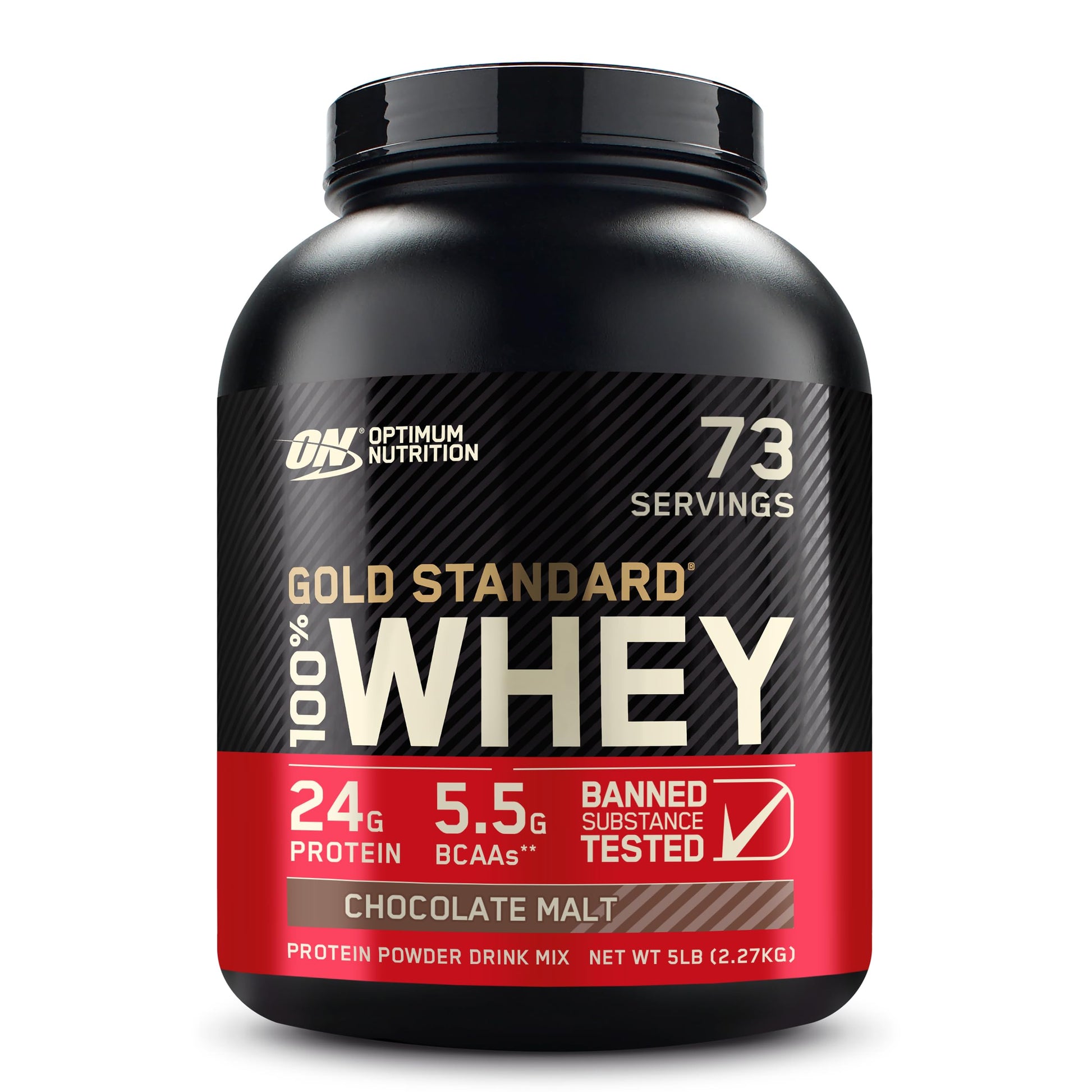Optimum Nutrition Gold Standard 100% Whey Protein Powder Chocolate Malt 80 Servings