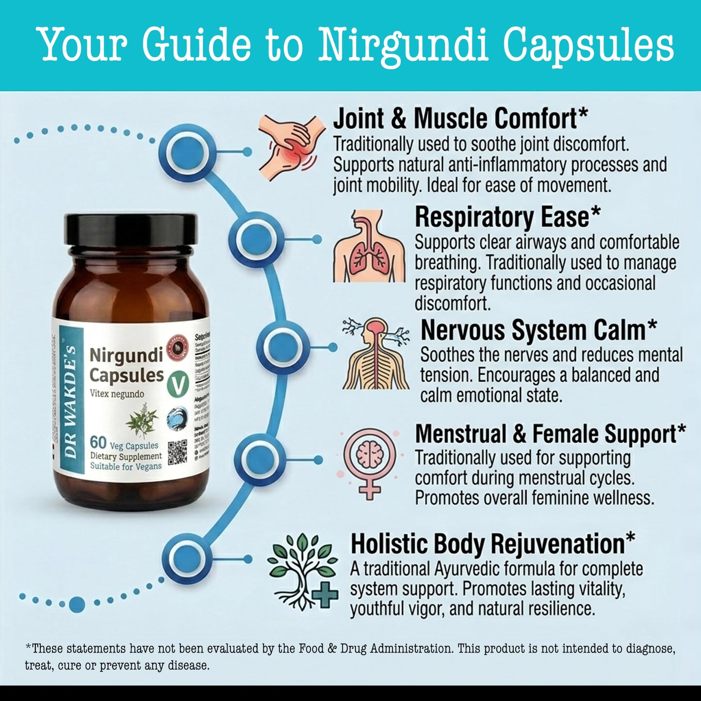 DR WAKDE's Nirgundi Capsules 1 Count