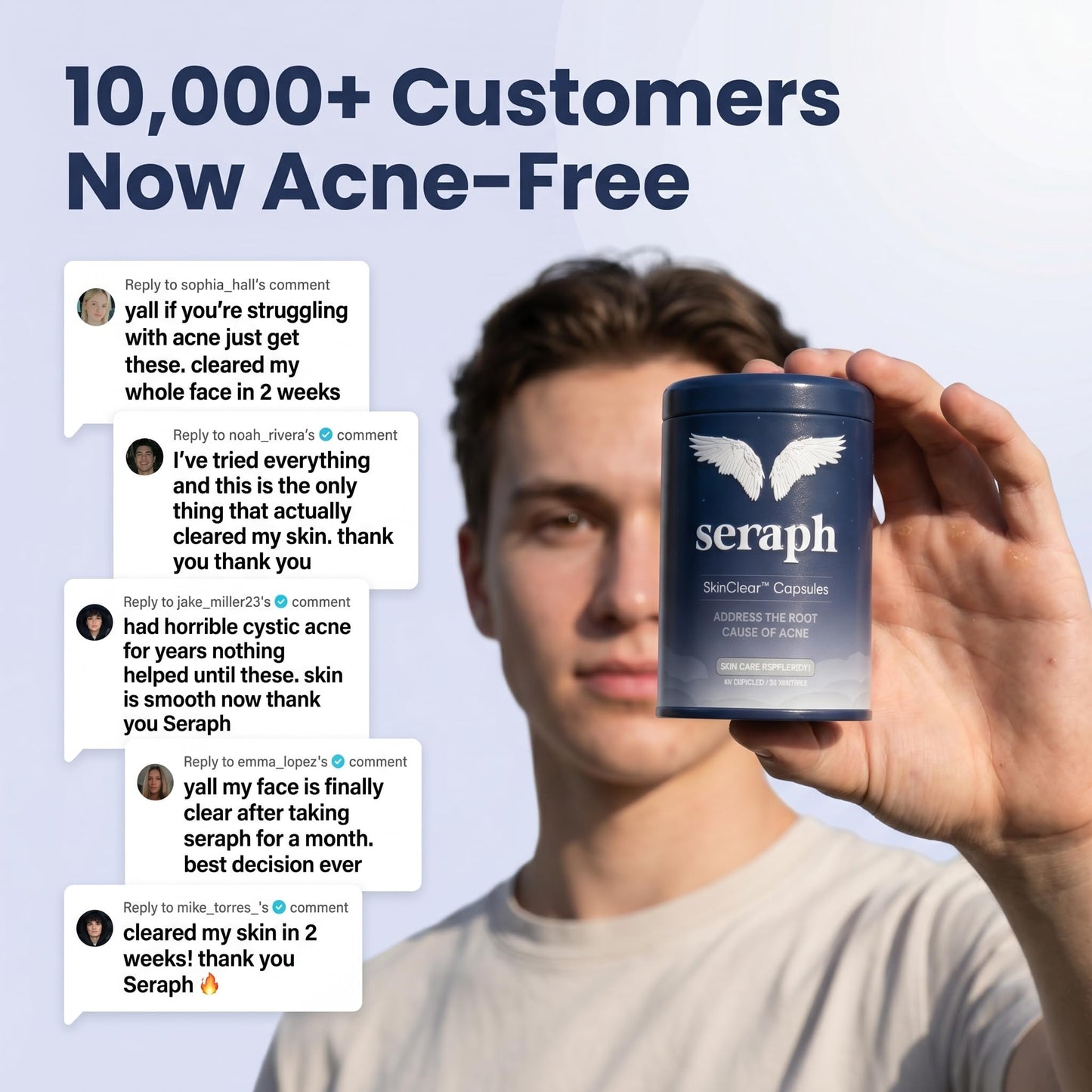 Seraph Acne Supplement Capsule, 60 Count