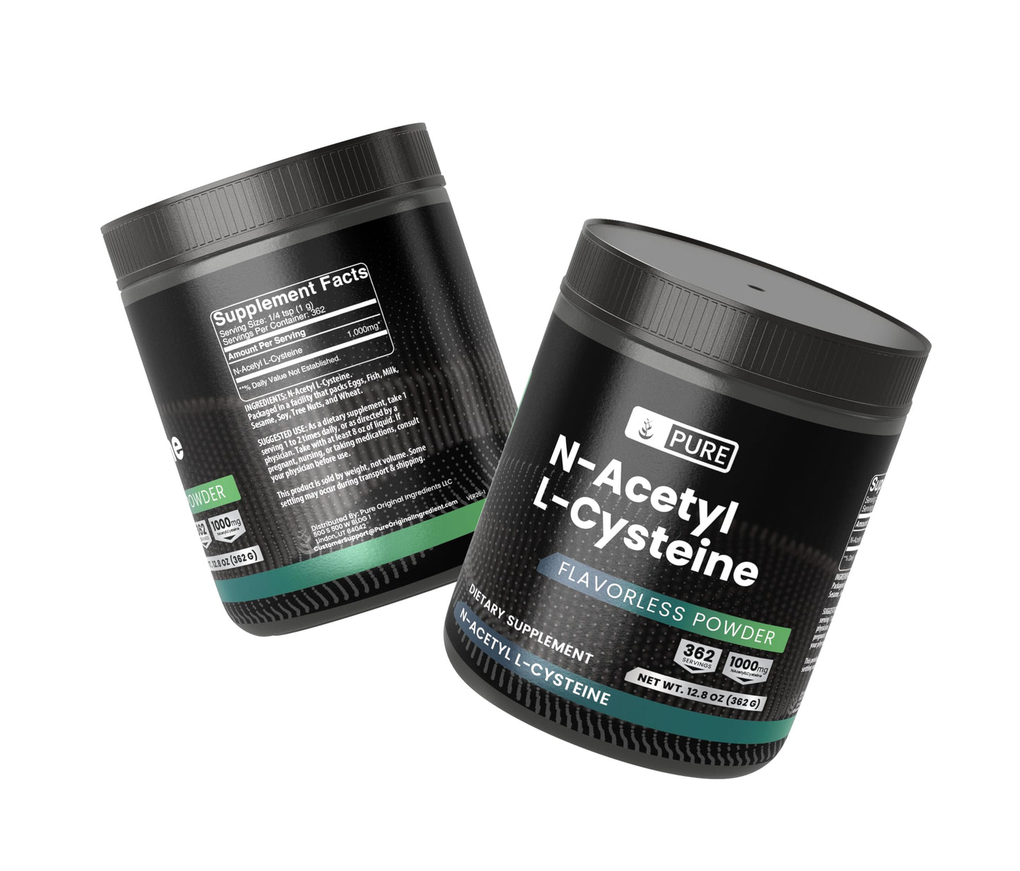PURE ORIGINAL INGREDIENTS N-Acetyl L-Cysteine Powder, 12.8 oz