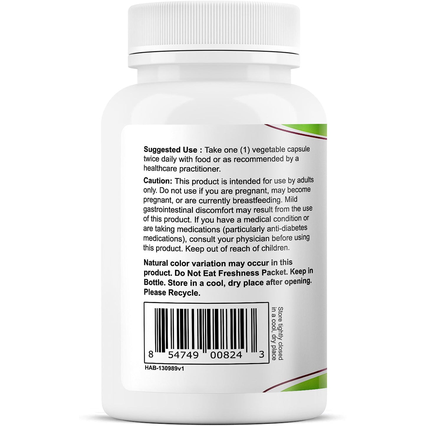 Health As It Ought To Be Fresh Berberine Supplement 450mg Capsules 120