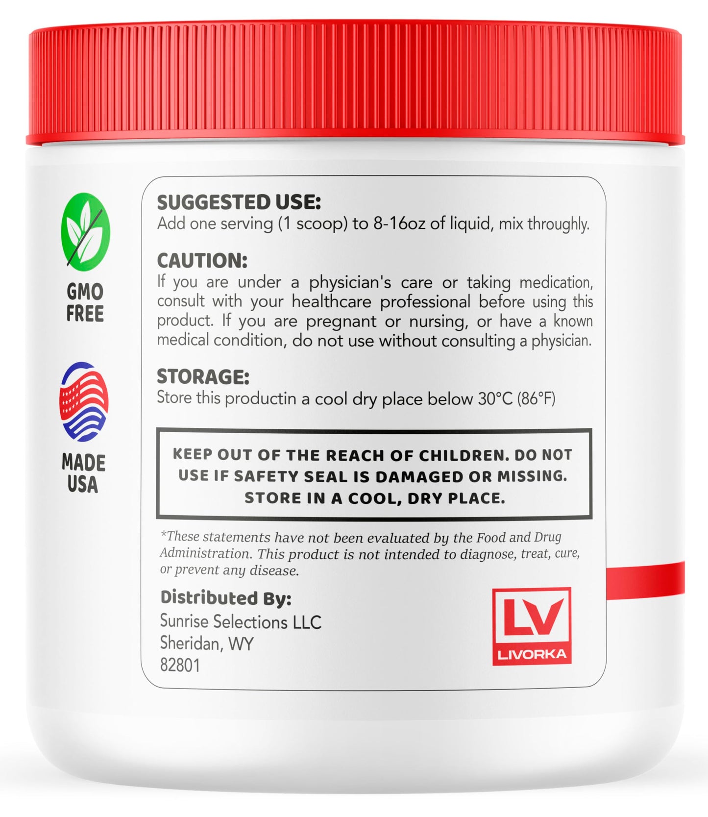 LIVORKA Skinny Roast Coffee Advanced Formula Powder 7.2 Ounce