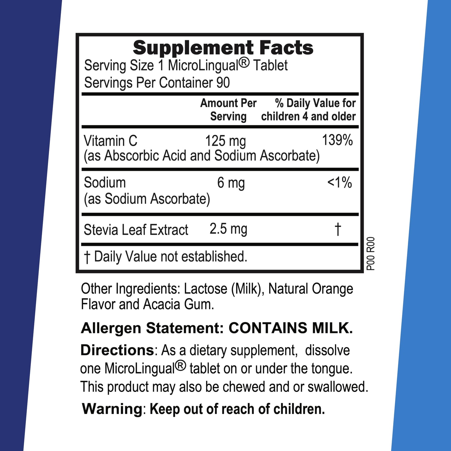Superior Source Kid's Vitamin C Clean Melts 90 Tablets