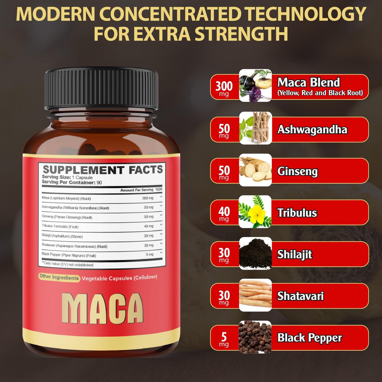 Agobi Maca Root Capsules 90 Count