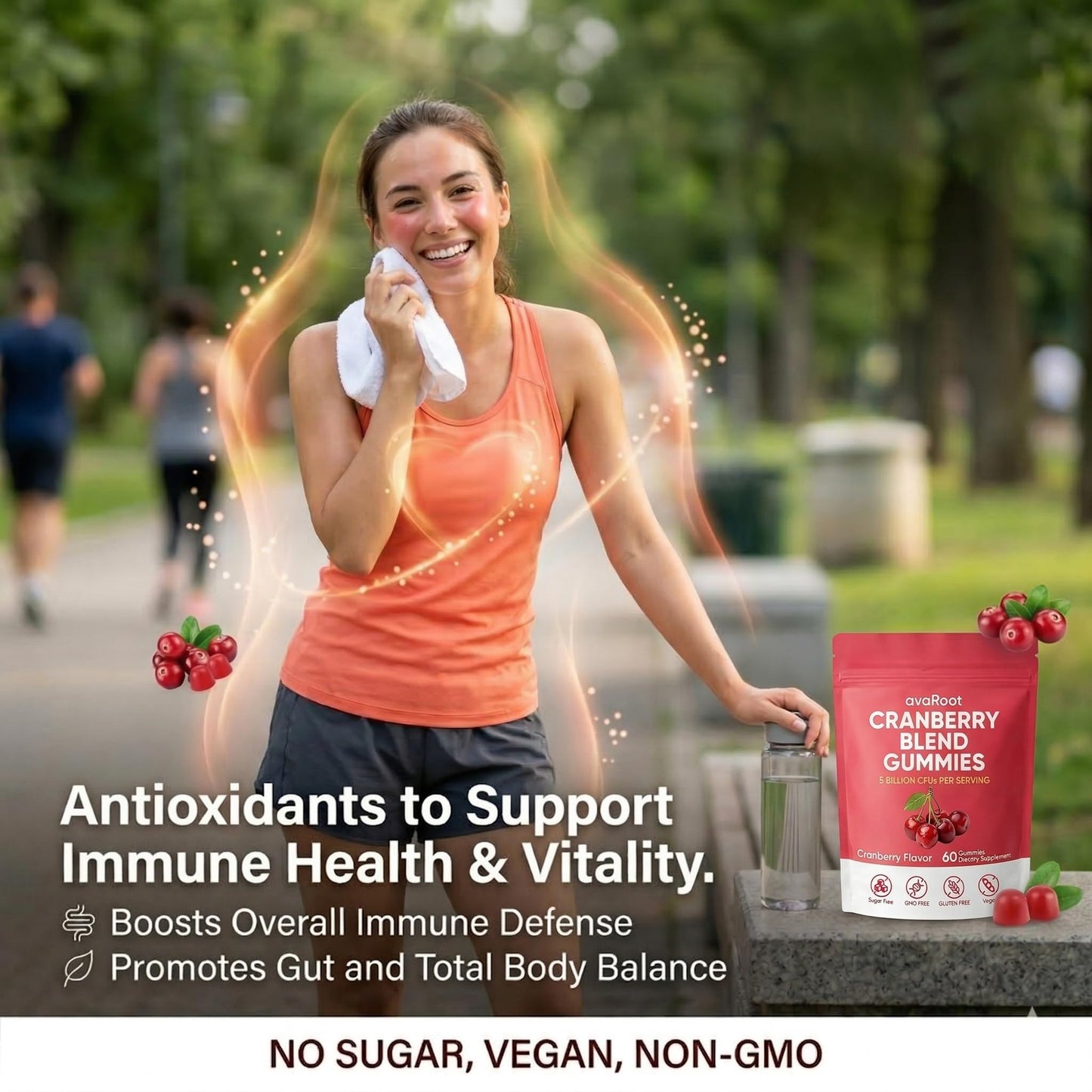 Peehss Avaroot Cranberry Blend Gummies, 60 Gummies
