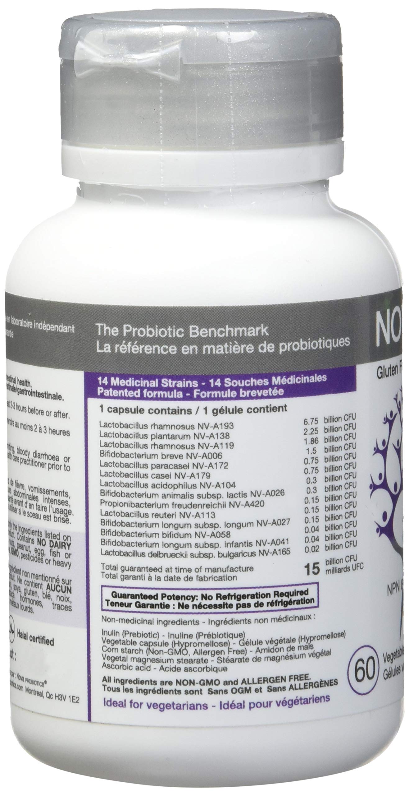 NOVA Probiotics Daily Immunity 15 Billion Capsules, 60 Count