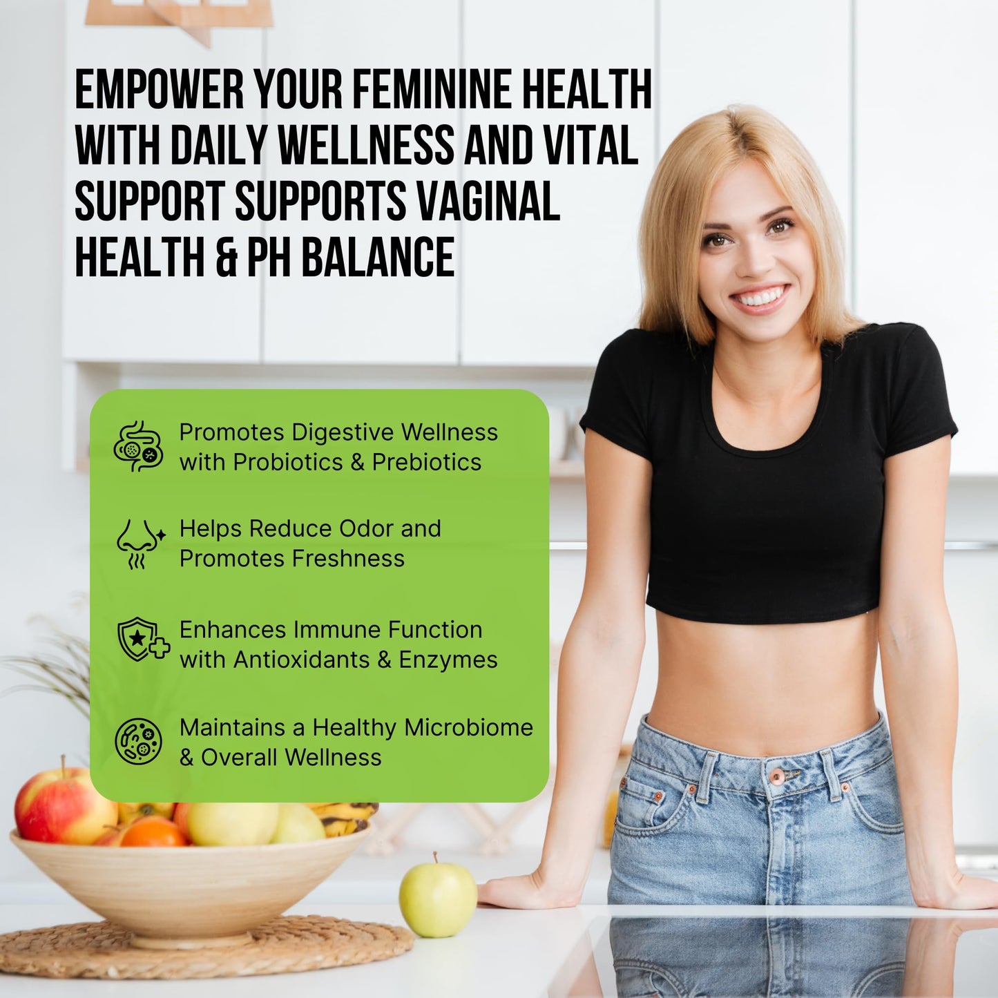 Femnergy Feminine Probiotics Slippery Elm Gummy 60 Count