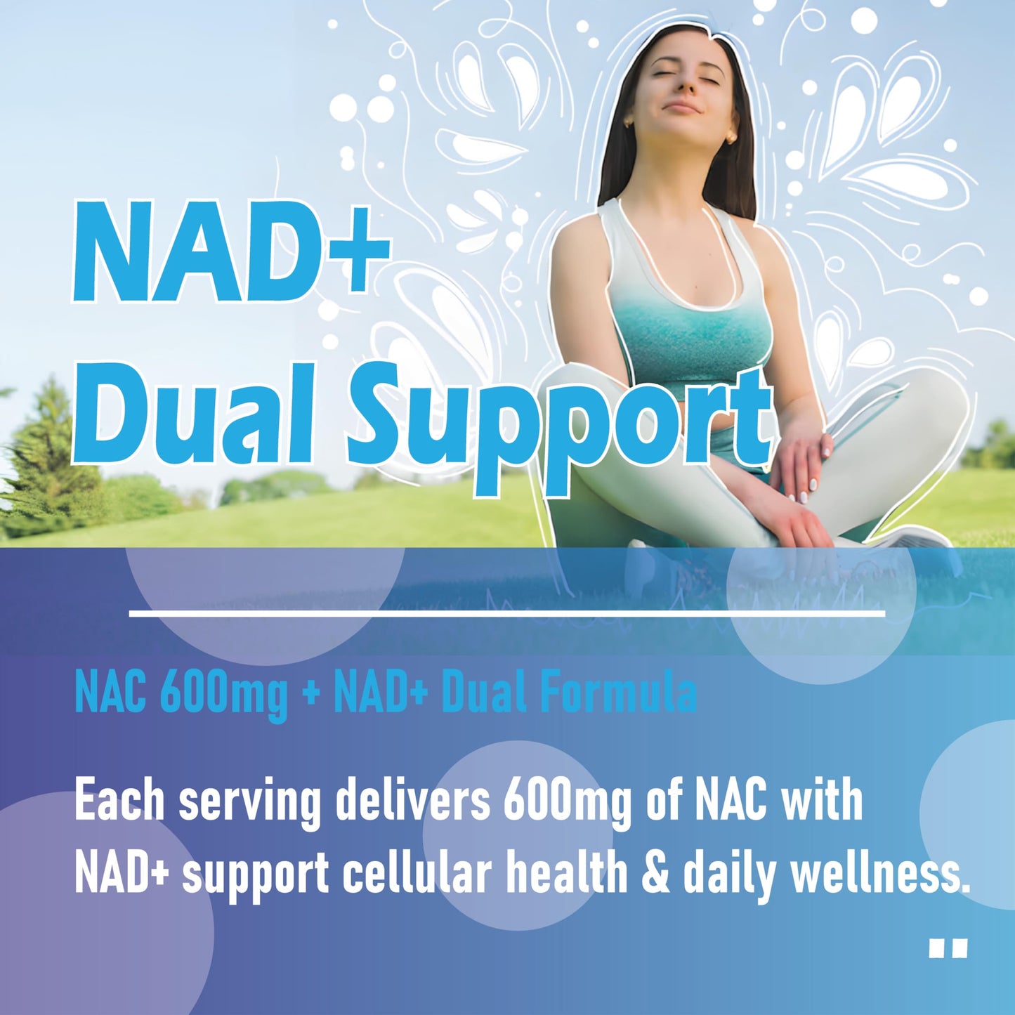 EILTEAU CoreStandard Labs NAC Supplement with NAD+ & Coconut Oil Softgels 300