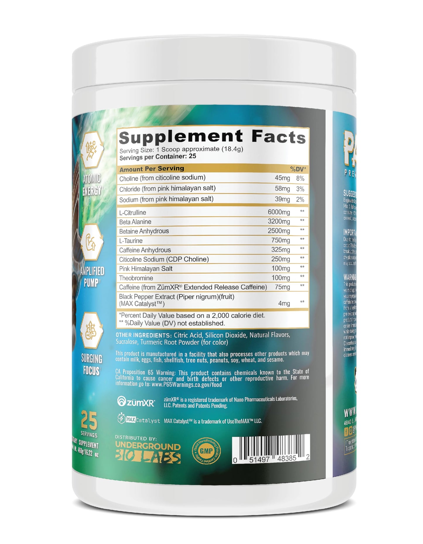 Underground Bio Labs Pando Pre-Workout Powder 15