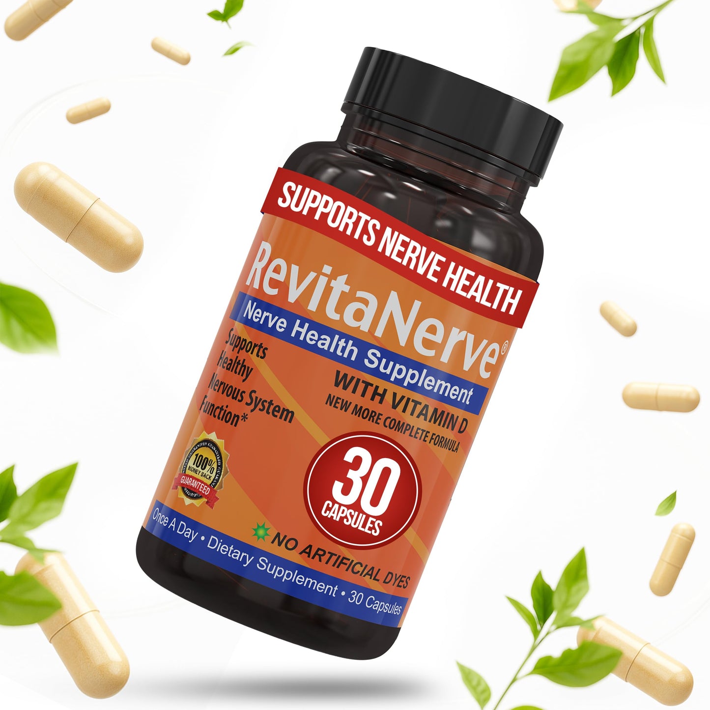 RevitaNerve Nerve Support Capsules, 120 Capsules