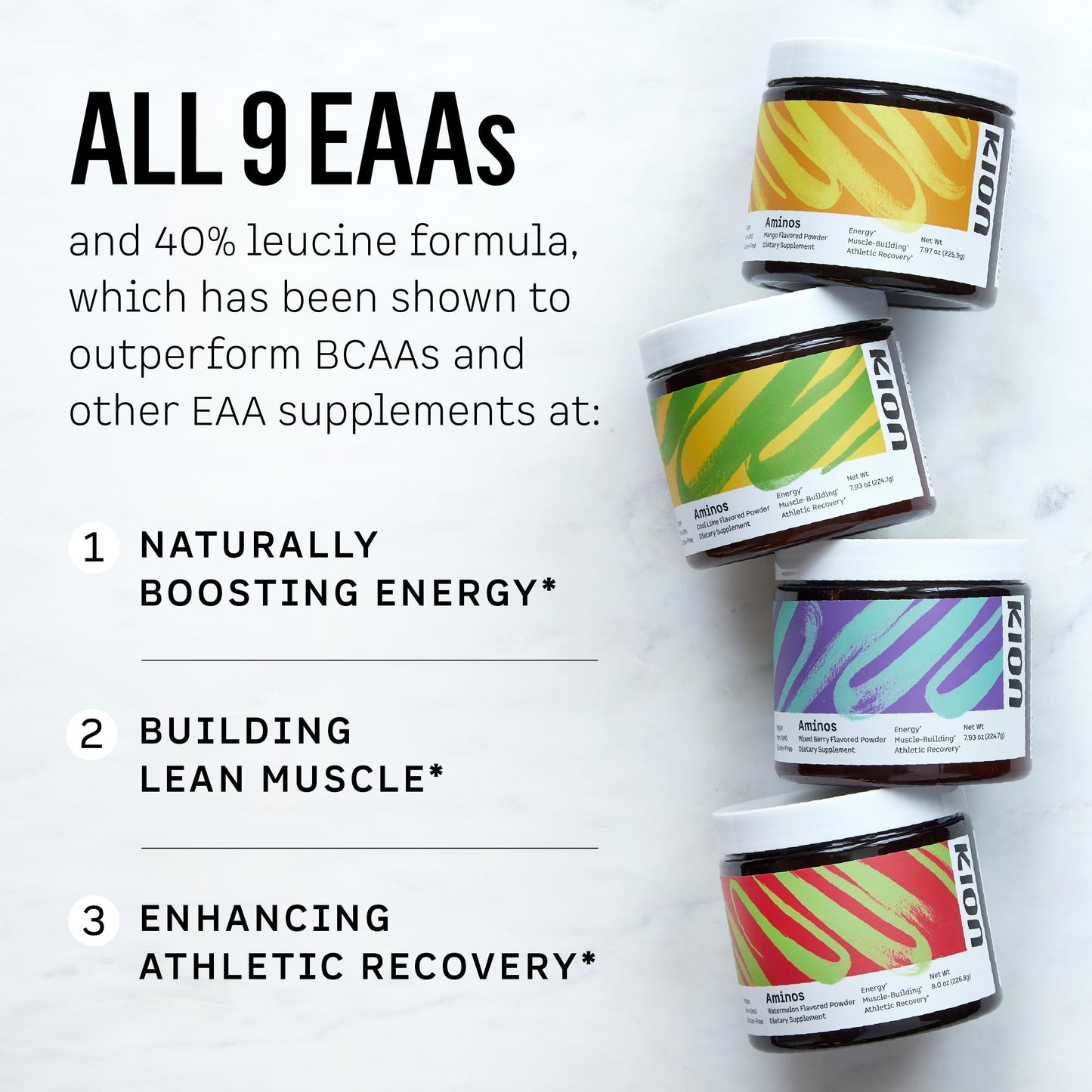Kion Aminos Essential Amino Acids Powder 7 oz