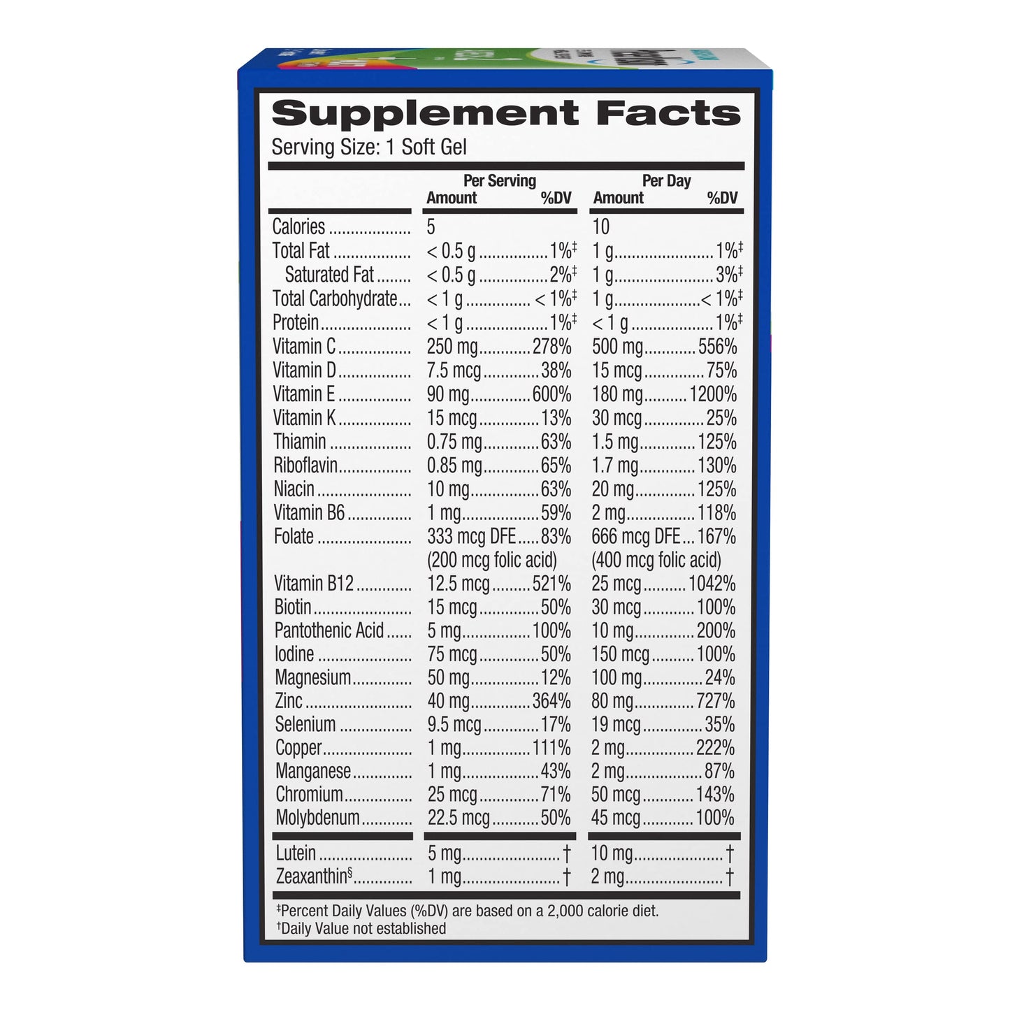 PreserVision AREDS 2 + Multivitamin Softgels, 100 Count