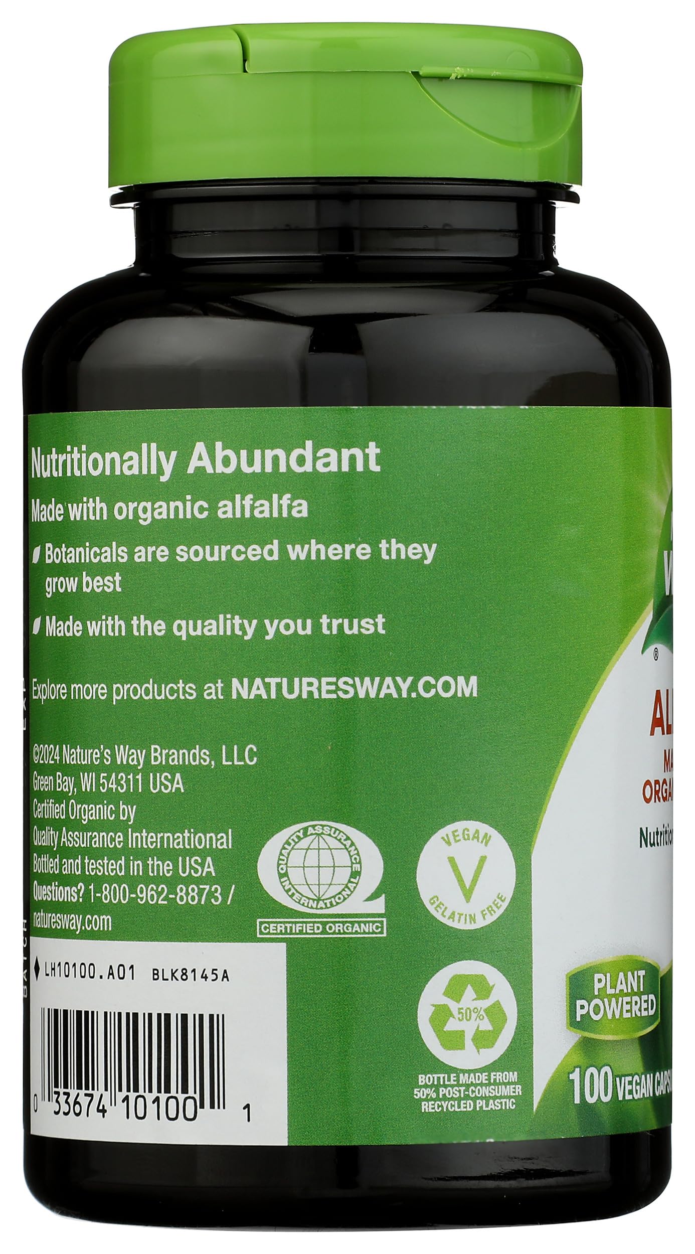 Nature's Way Alfalfa Capsule 100 Count
