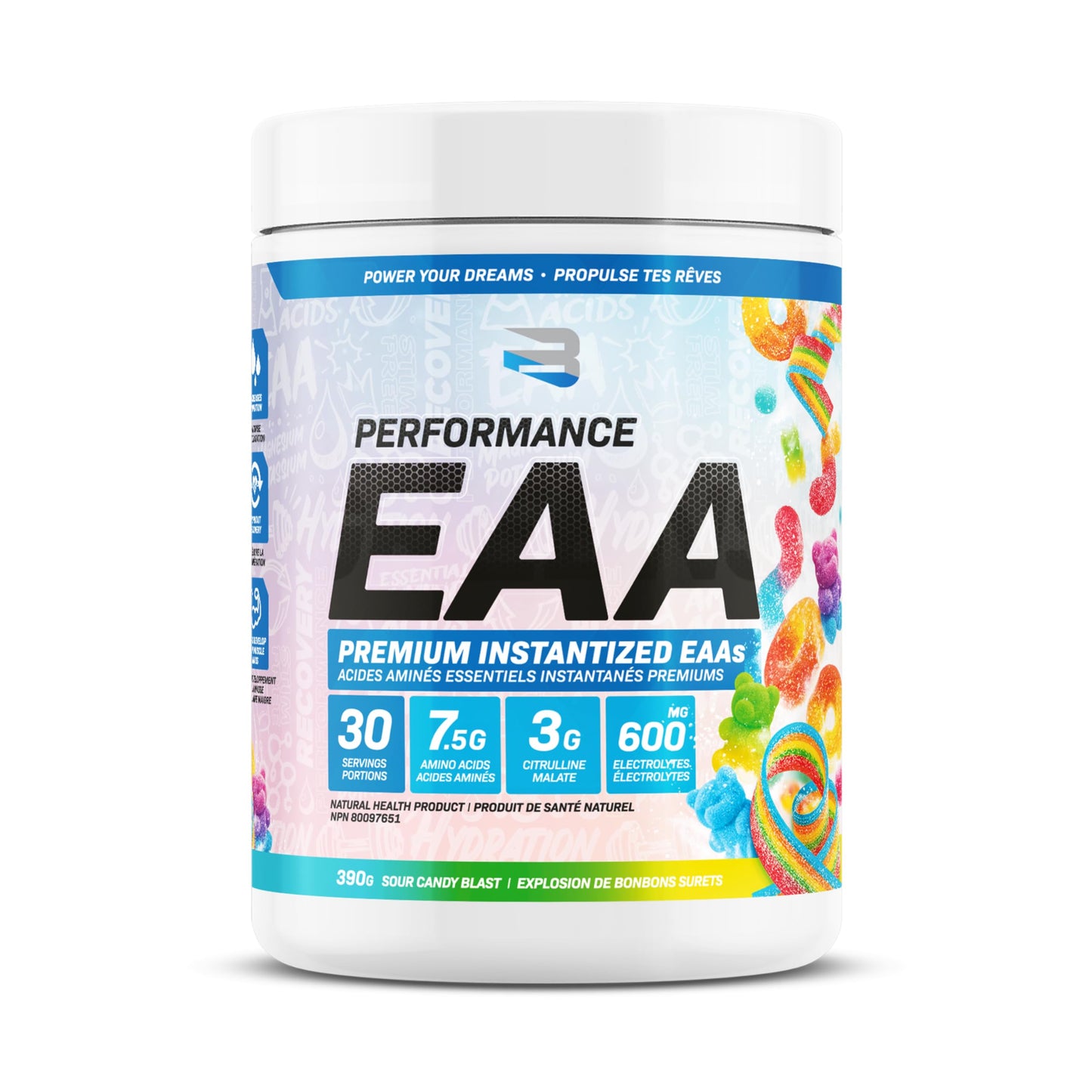 Believe Supplements Performance EAA Powder 13.76 oz