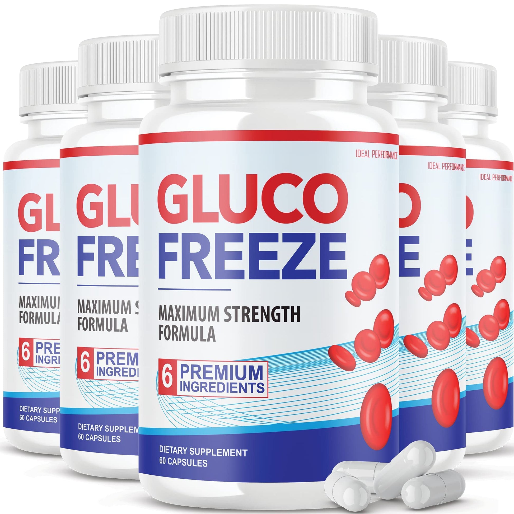 IDEAL PERFORMANCE Glucofreeze Capsules, 300 Capsules