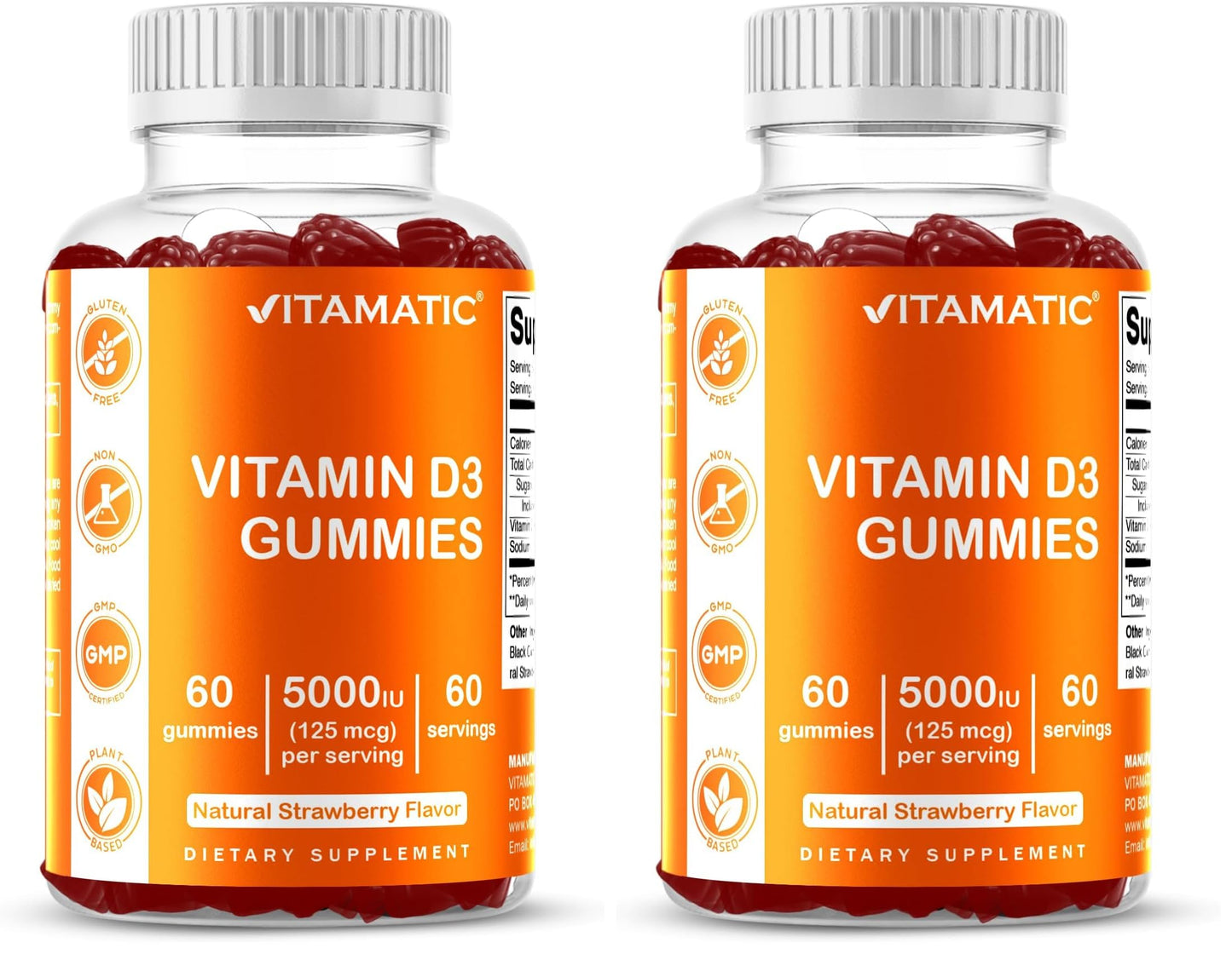Vitamatic Vitamin D3 Gummies 120 Gummies