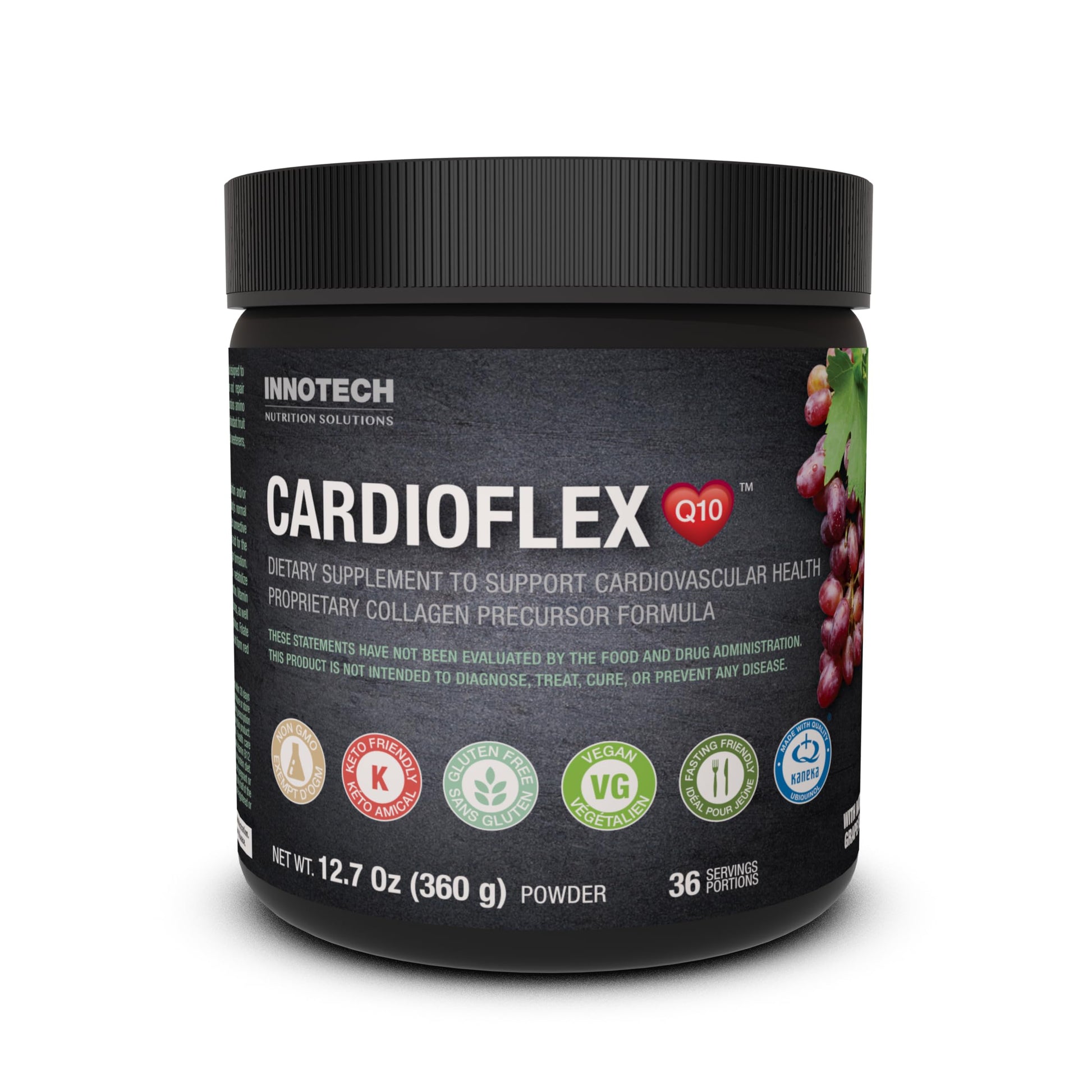 Innotech Nutrition Solutions CardioFlex q10 Grape Powder 12.7 Ounce