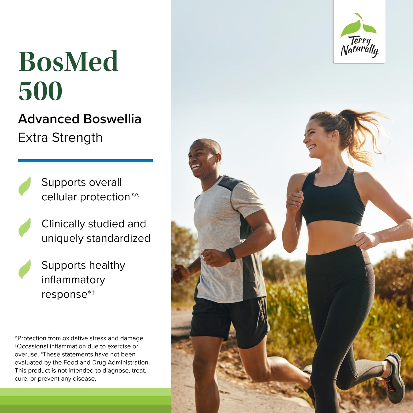 Terry Naturally BosMed 500 Extra Strength Boswellia Serrata Extract Softgels, 120 Count